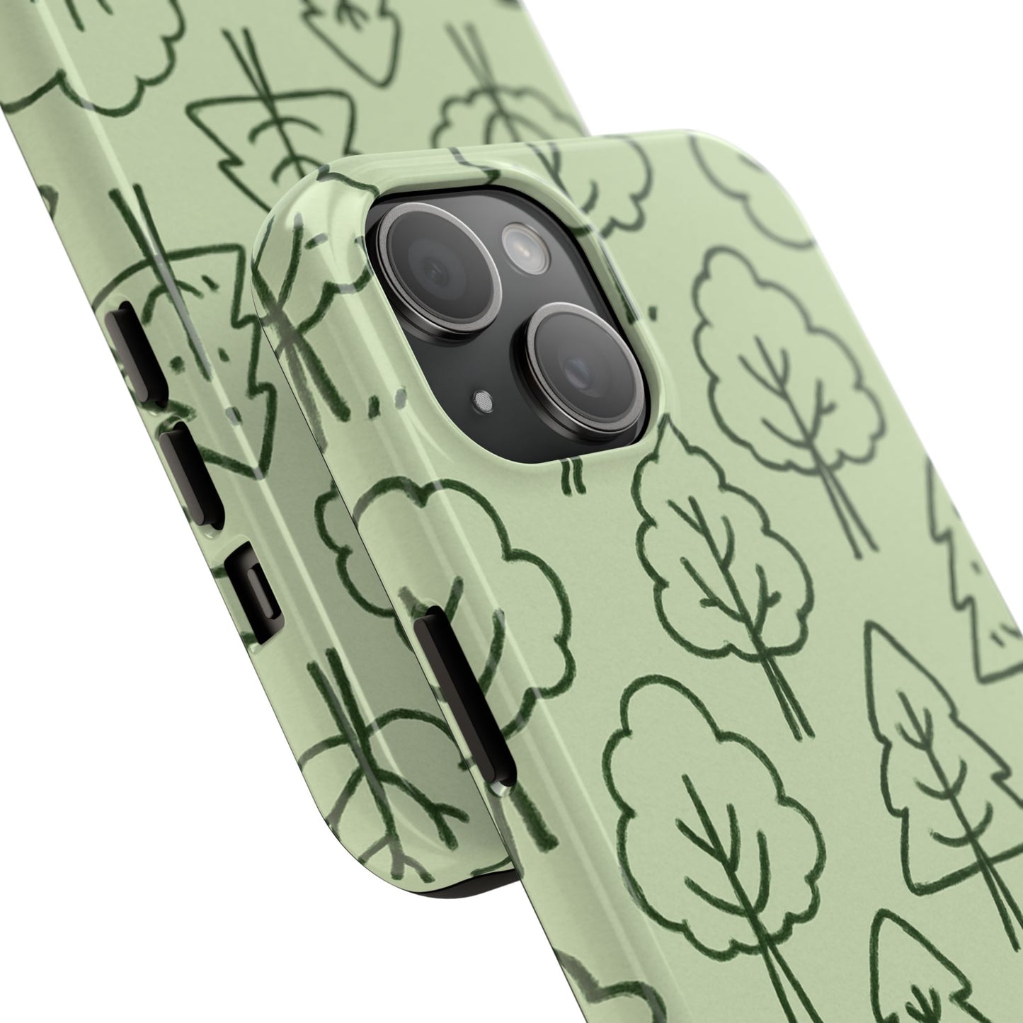 Nature-Inspired Tough Phone Cases | Forest Pattern, Eco-Friendly Design, Gift for Nature Lovers, Outdoor Enthusiasts, Phone Protection