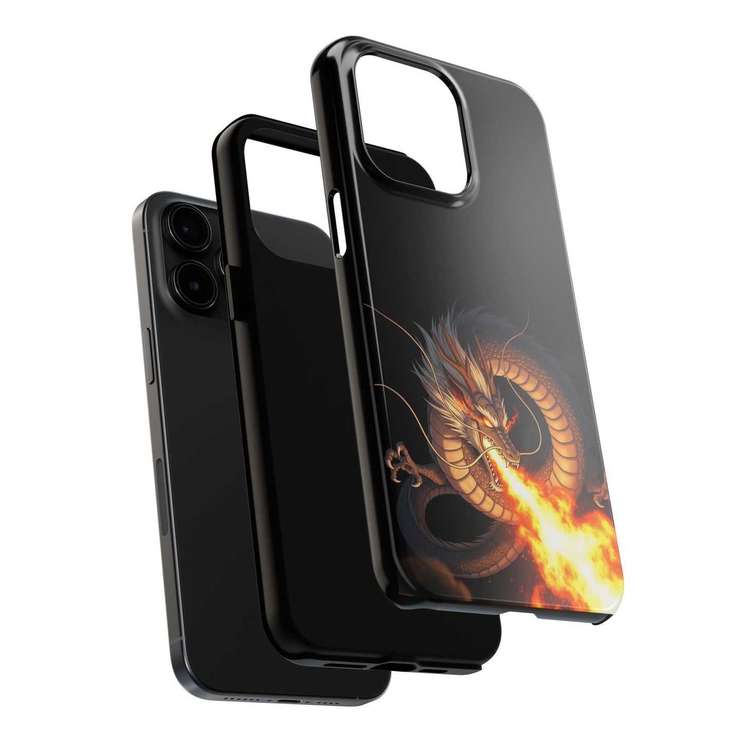 Dragon Fire Phone Case | Tough & Stylish, Perfect for Gamers, Gift for Tech Lovers, Protective Accessory, Adjustable Fit