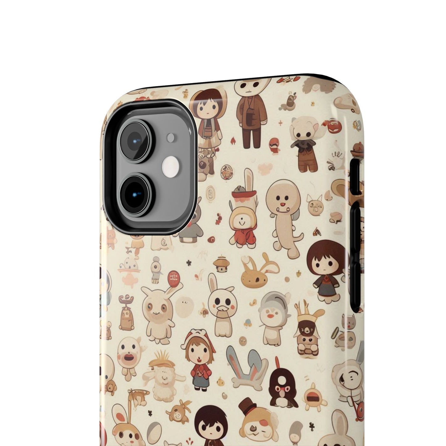 Cute Character Phone Case, Durable Phone Cover, Kawaii Phone Cases, Unique Phone Accessories, Gift for Kids and Teens