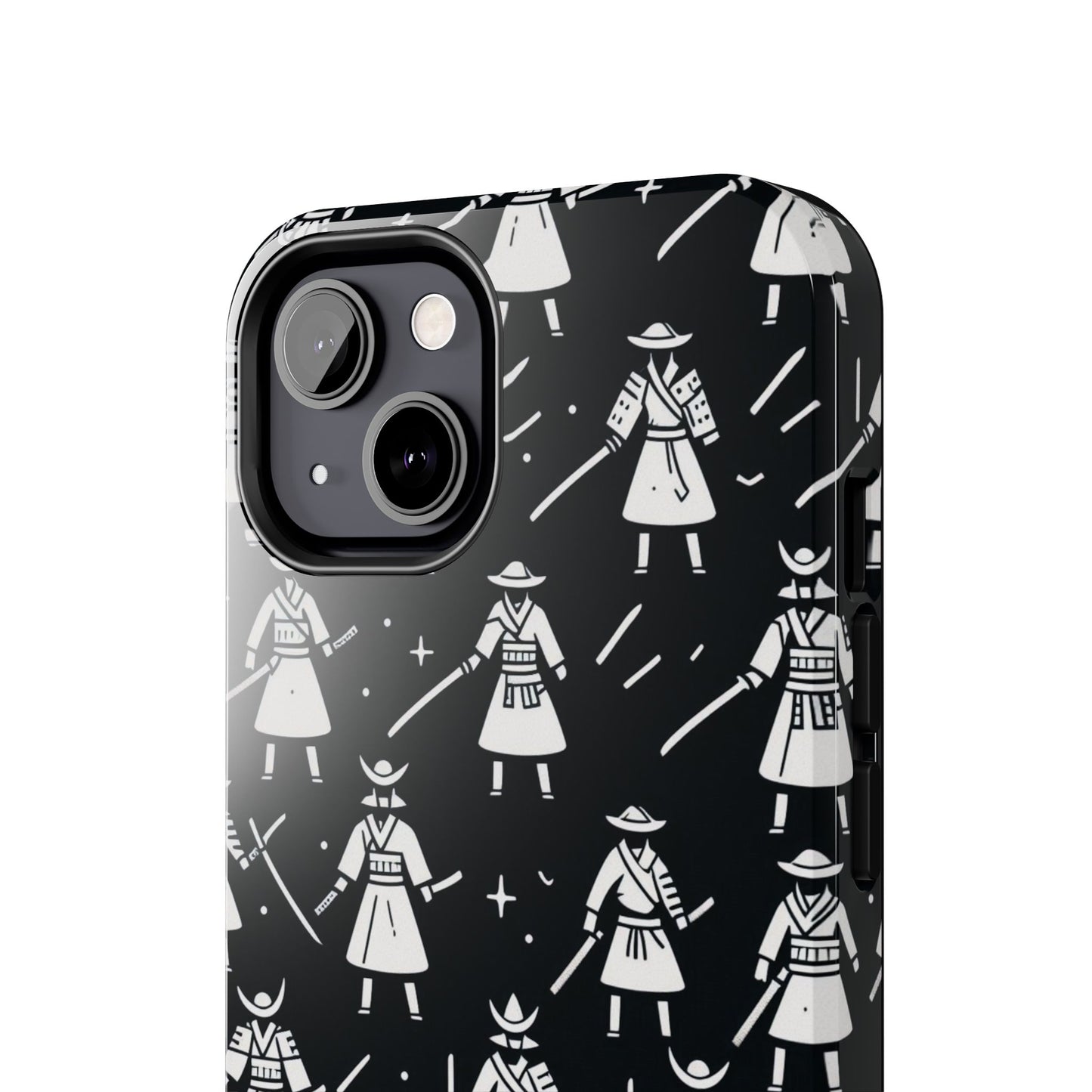 Warrior Pattern Tough Phone Cases, Durable Phone Cover, Unique Gift for Gamers, Protection from Drops, Stylish Phone Accessories