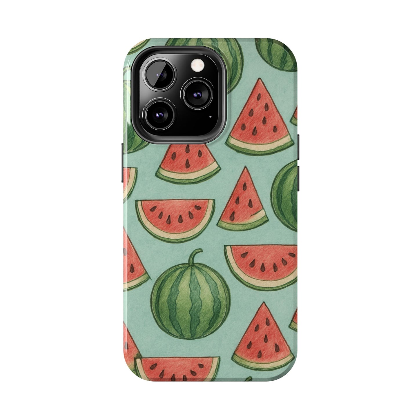 Fun Watermelon Phone Cases, Summer Phone Cover, Cute Fruit Case, Unique Cell Phone Accessory, Gift for Her, Phone Protection