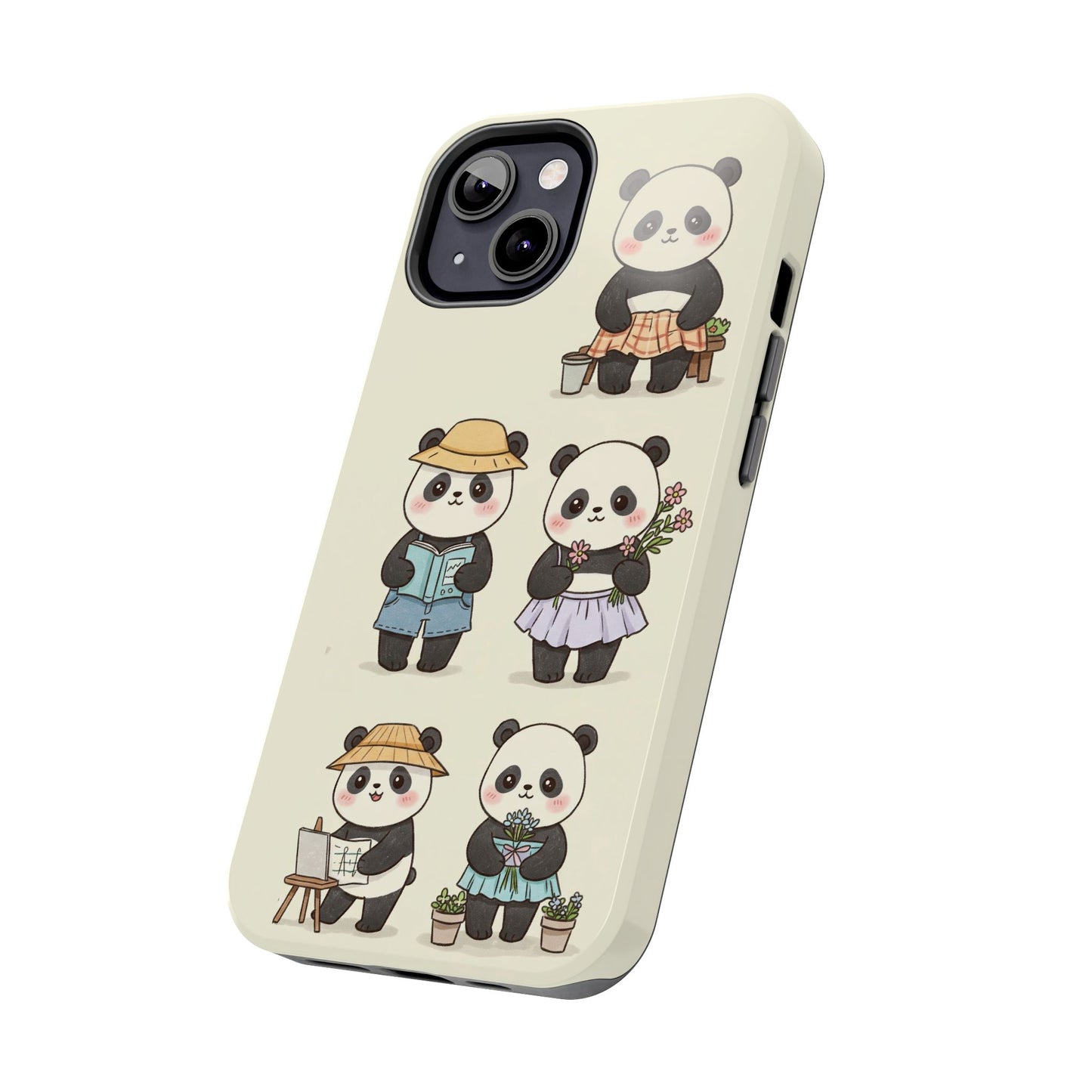 Cute Panda Tough Phone Cases | Stylish Phone Cover, Gifts for Animal Lovers, Kids Accessories, Cute Phone Protector, Fun Design