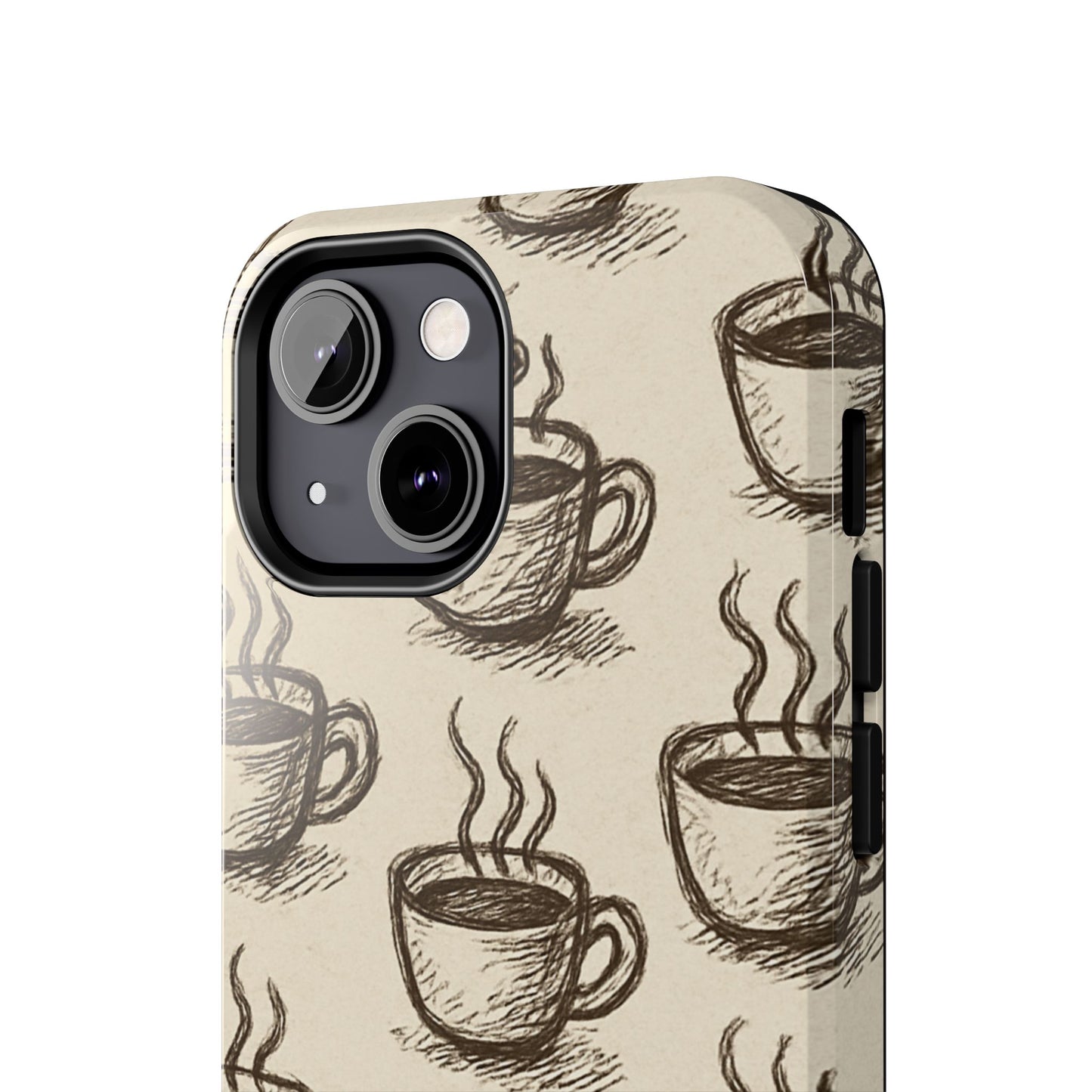 Elegant Coffee Cup Phone Cases - Stylish Tough Cases for Coffee Lovers, Gift for Tea Enthusiasts, Unique Phone Accessory