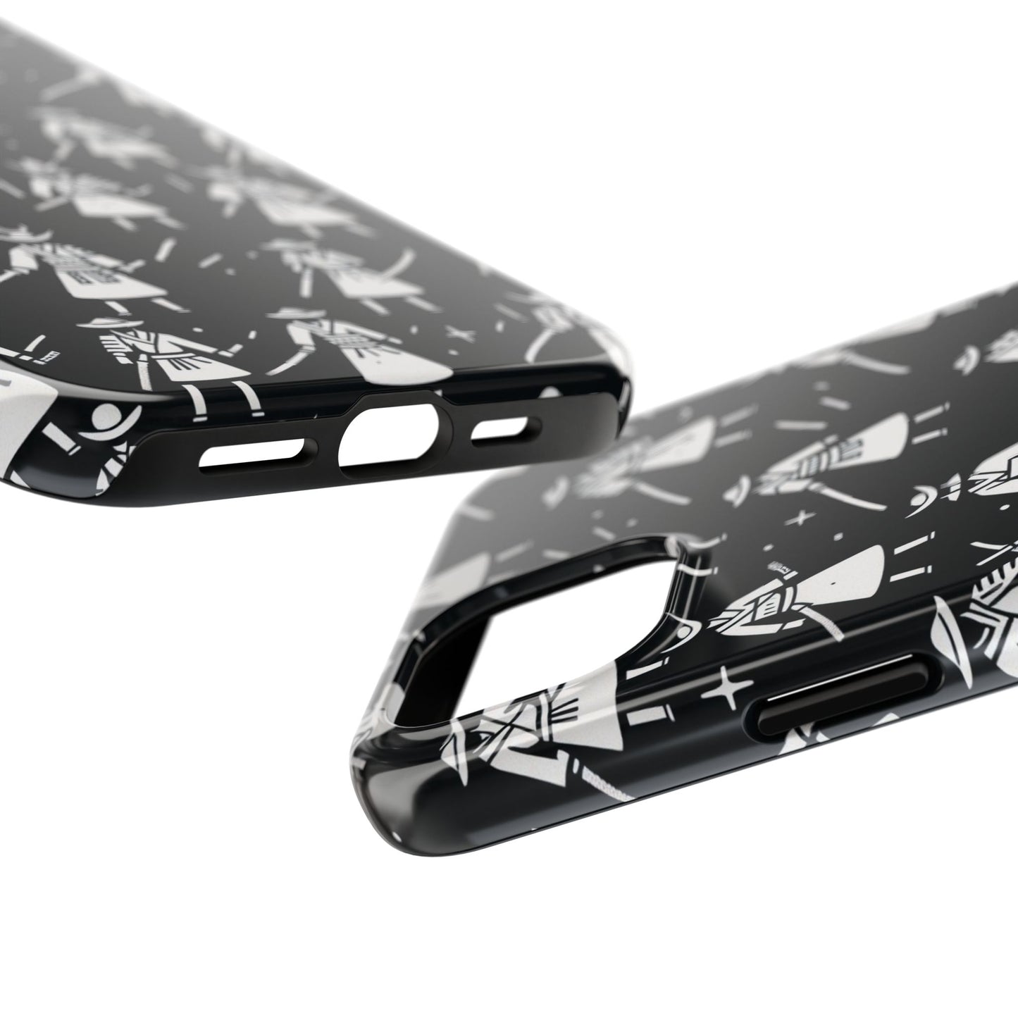 Warrior Pattern Tough Phone Cases, Durable Phone Cover, Unique Gift for Gamers, Protection from Drops, Stylish Phone Accessories