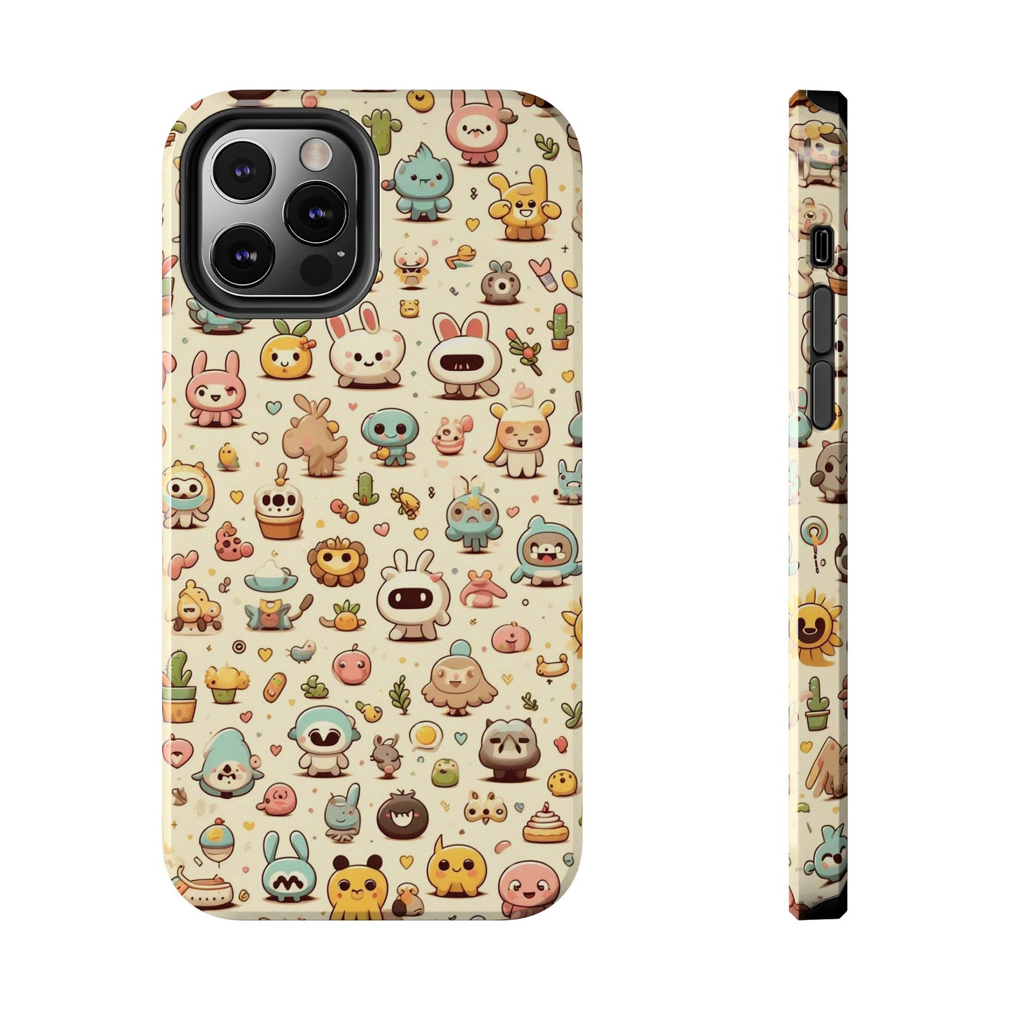 Cute Cartoon Phone Cases - Kawaii Design for Kids, Fun Gift for Birthdays, Durable Protection, Unique Colors, Everyday Use