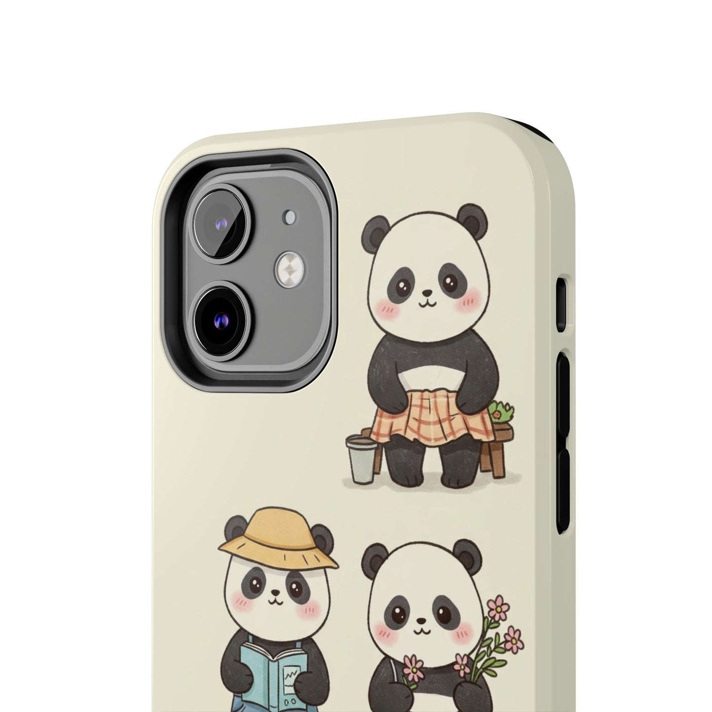 Cute Panda Tough Phone Cases | Stylish Phone Cover, Gifts for Animal Lovers, Kids Accessories, Cute Phone Protector, Fun Design