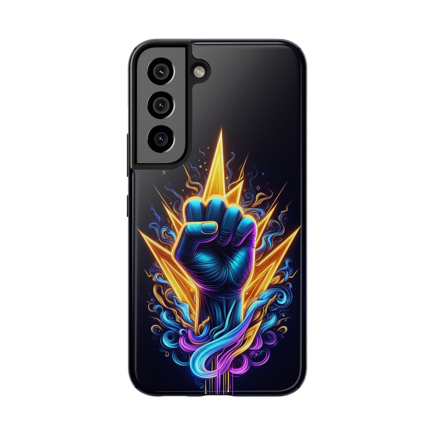 Vibrant Tough Phone Case, Unique Phone Protector, Gift for Him, Colorful Smartphone Cover, Inspirational Design