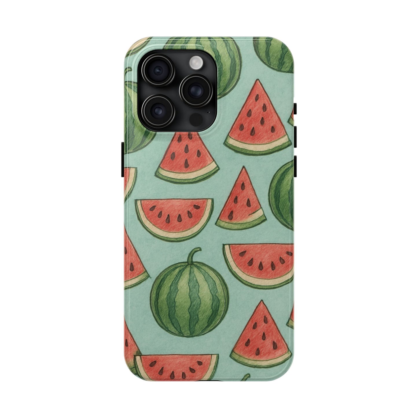 Fun Watermelon Phone Cases, Summer Phone Cover, Cute Fruit Case, Unique Cell Phone Accessory, Gift for Her, Phone Protection