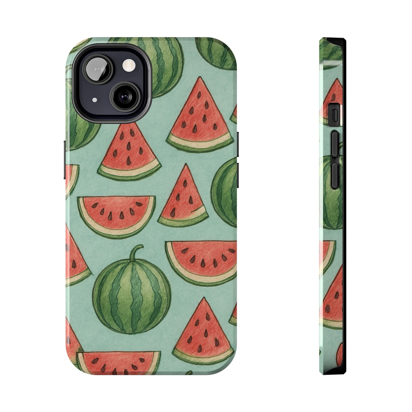 Fun Watermelon Phone Cases, Summer Phone Cover, Cute Fruit Case, Unique Cell Phone Accessory, Gift for Her, Phone Protection