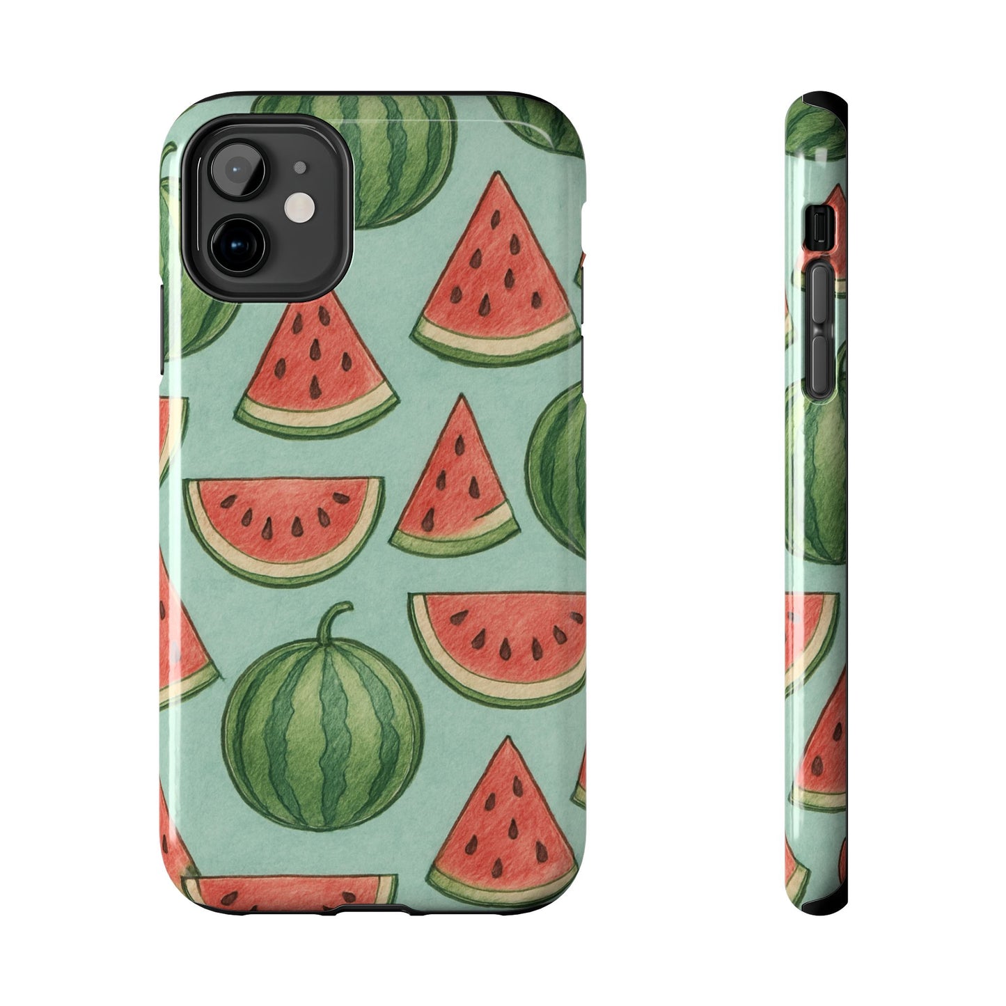 Fun Watermelon Phone Cases, Summer Phone Cover, Cute Fruit Case, Unique Cell Phone Accessory, Gift for Her, Phone Protection