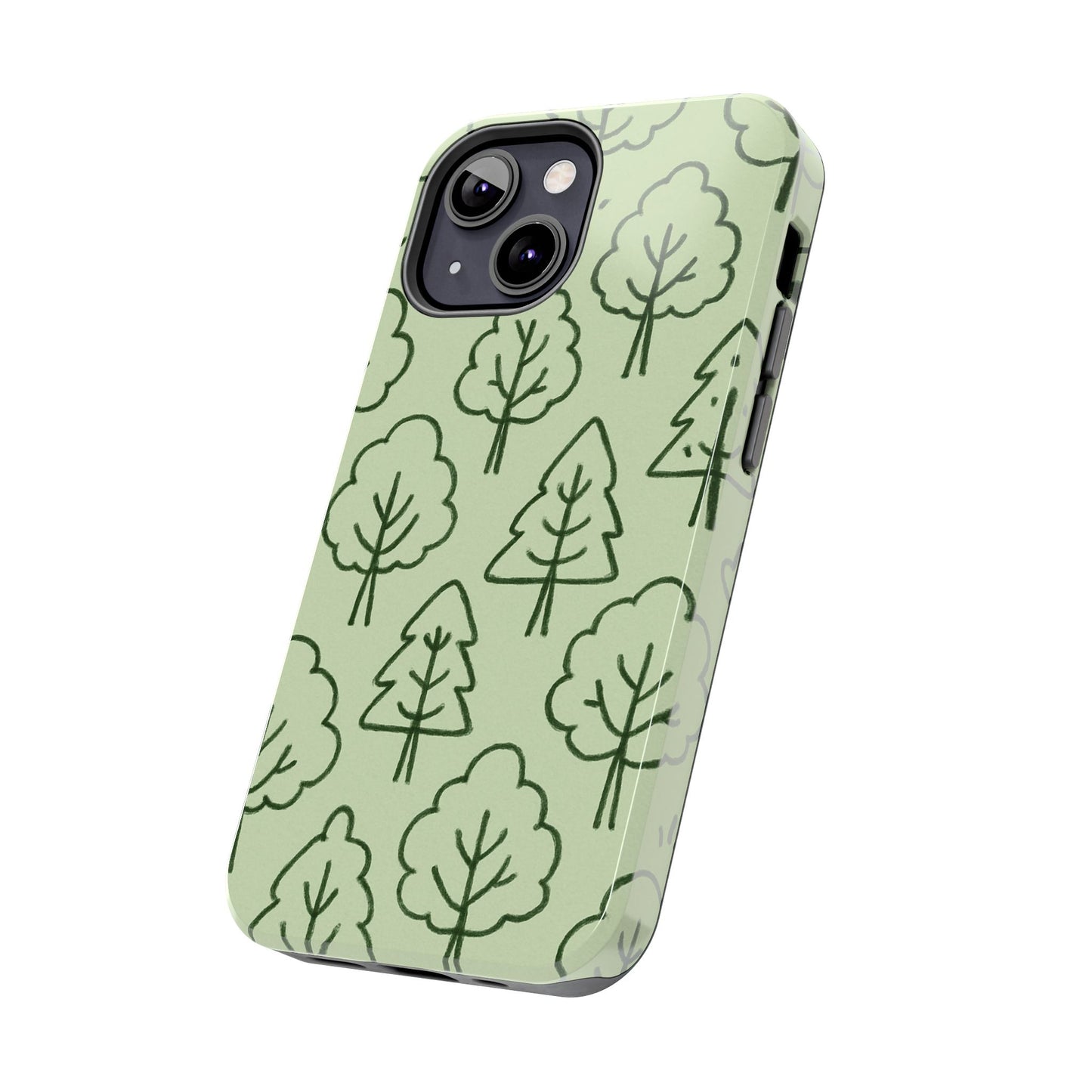 Nature-Inspired Tough Phone Cases | Forest Pattern, Eco-Friendly Design, Gift for Nature Lovers, Outdoor Enthusiasts, Phone Protection