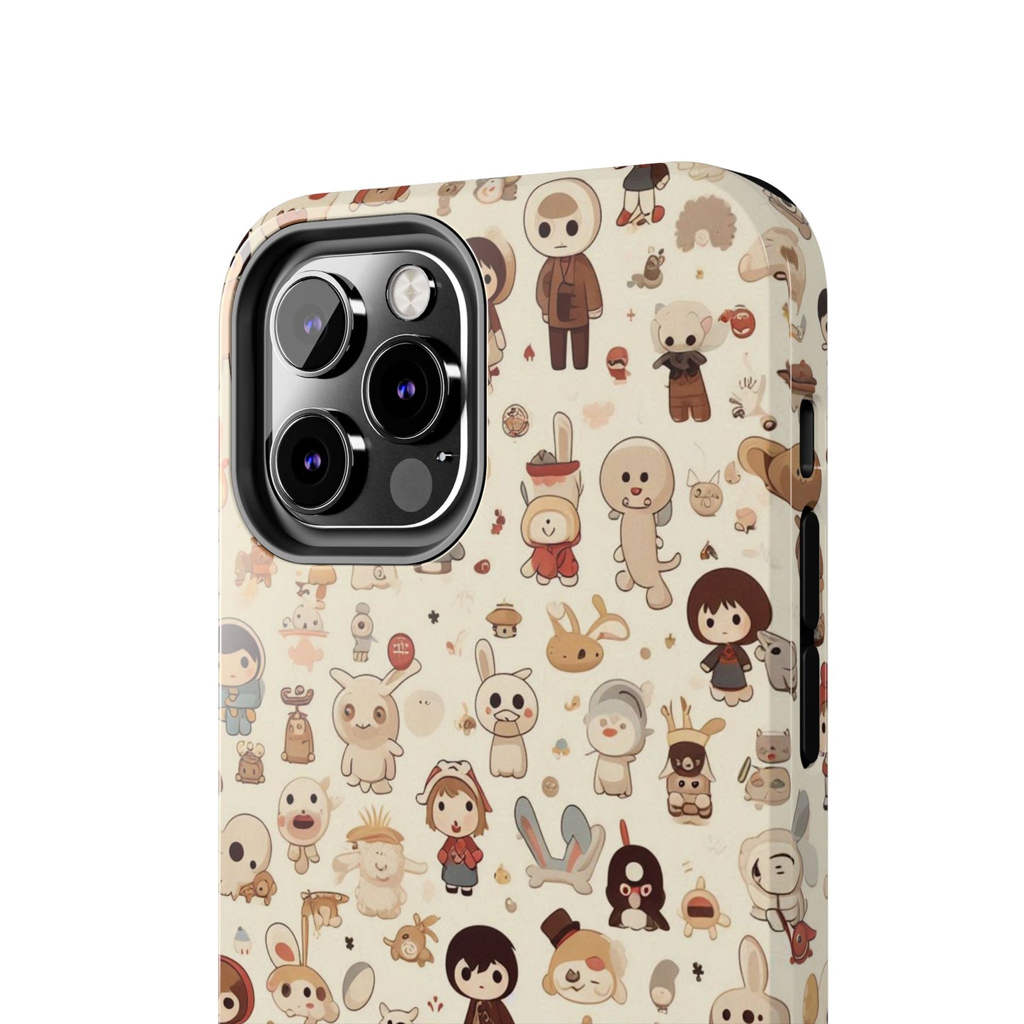 Cute Character Phone Case, Durable Phone Cover, Kawaii Phone Cases, Unique Phone Accessories, Gift for Kids and Teens