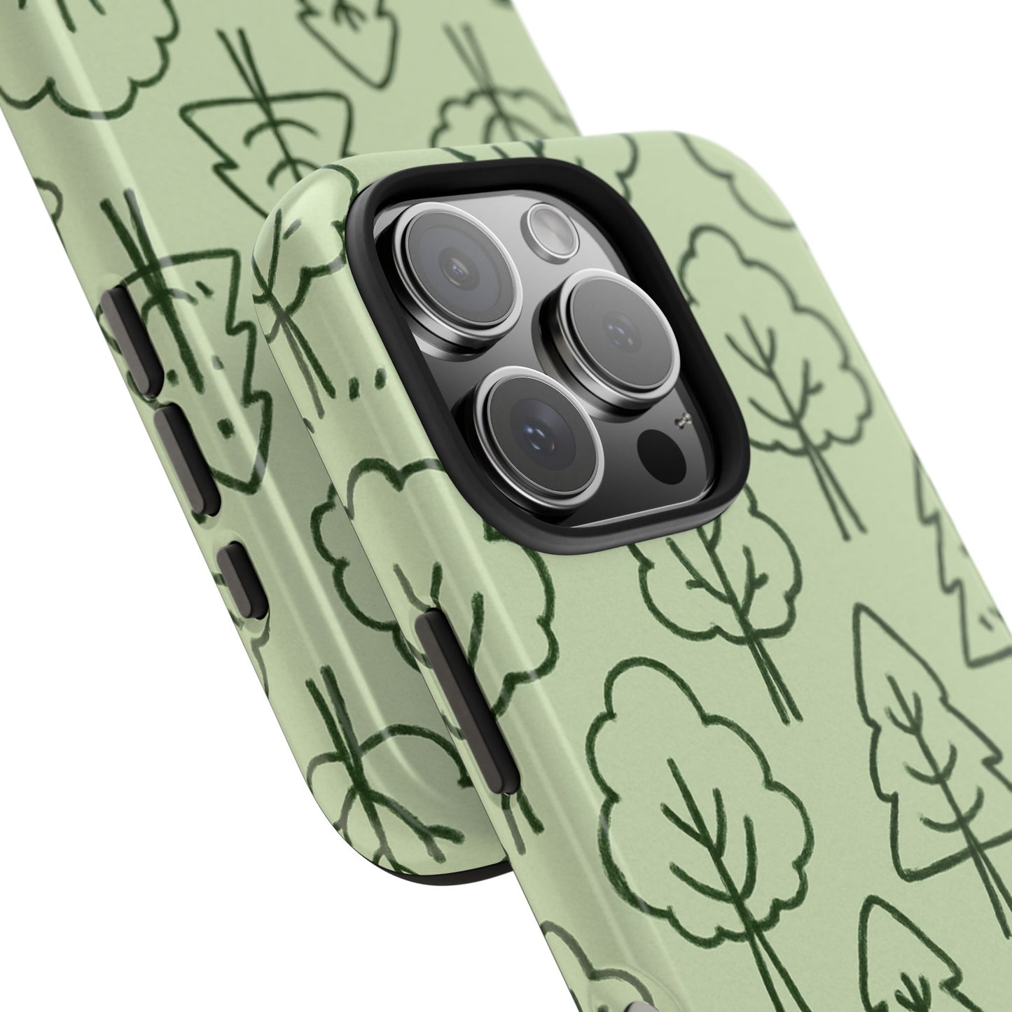 Nature-Inspired Tough Phone Cases | Forest Pattern, Eco-Friendly Design, Gift for Nature Lovers, Outdoor Enthusiasts, Phone Protection