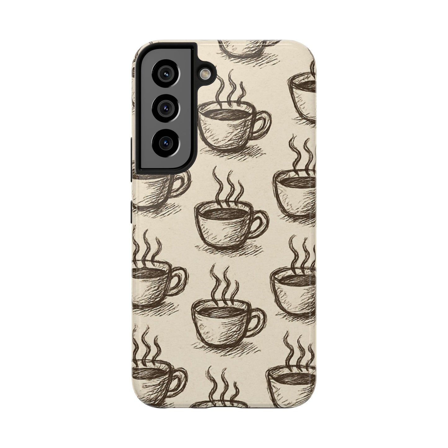 Elegant Coffee Cup Phone Cases - Stylish Tough Cases for Coffee Lovers, Gift for Tea Enthusiasts, Unique Phone Accessory