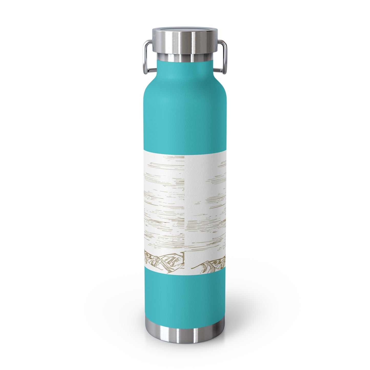 Lighthouse Insulated Water Bottle - 22oz Copper Vacuum Flask