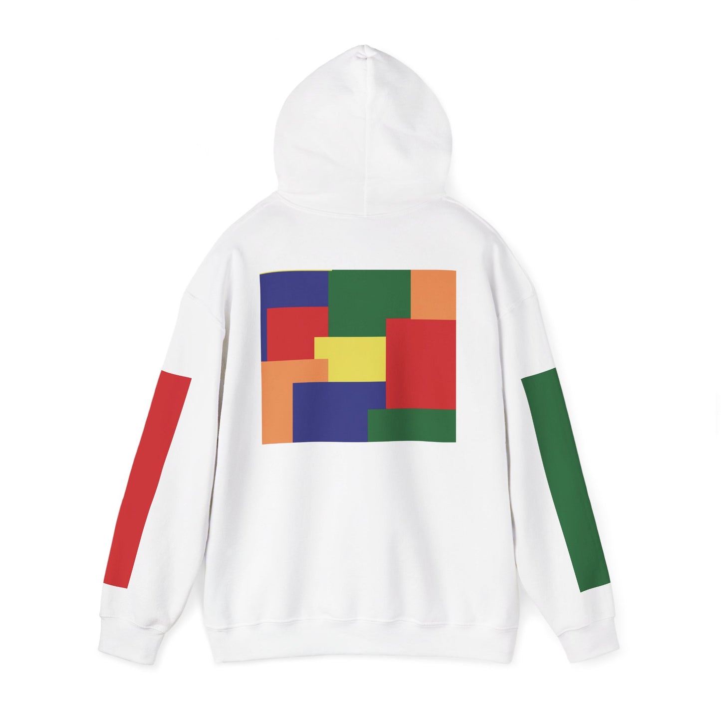 Colorful Abstract Hoodie, Unisex Heavy Blend Sweatshirt, Cozy Layering Piece, Gift for Art Lovers, Unique Fashion Statement