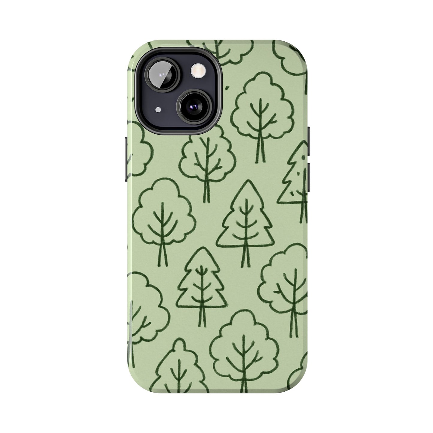 Nature-Inspired Tough Phone Cases | Forest Pattern, Eco-Friendly Design, Gift for Nature Lovers, Outdoor Enthusiasts, Phone Protection