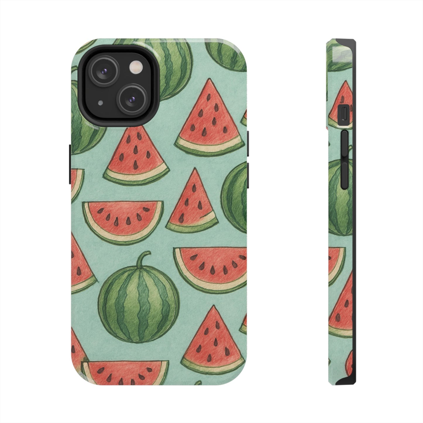 Fun Watermelon Phone Cases, Summer Phone Cover, Cute Fruit Case, Unique Cell Phone Accessory, Gift for Her, Phone Protection