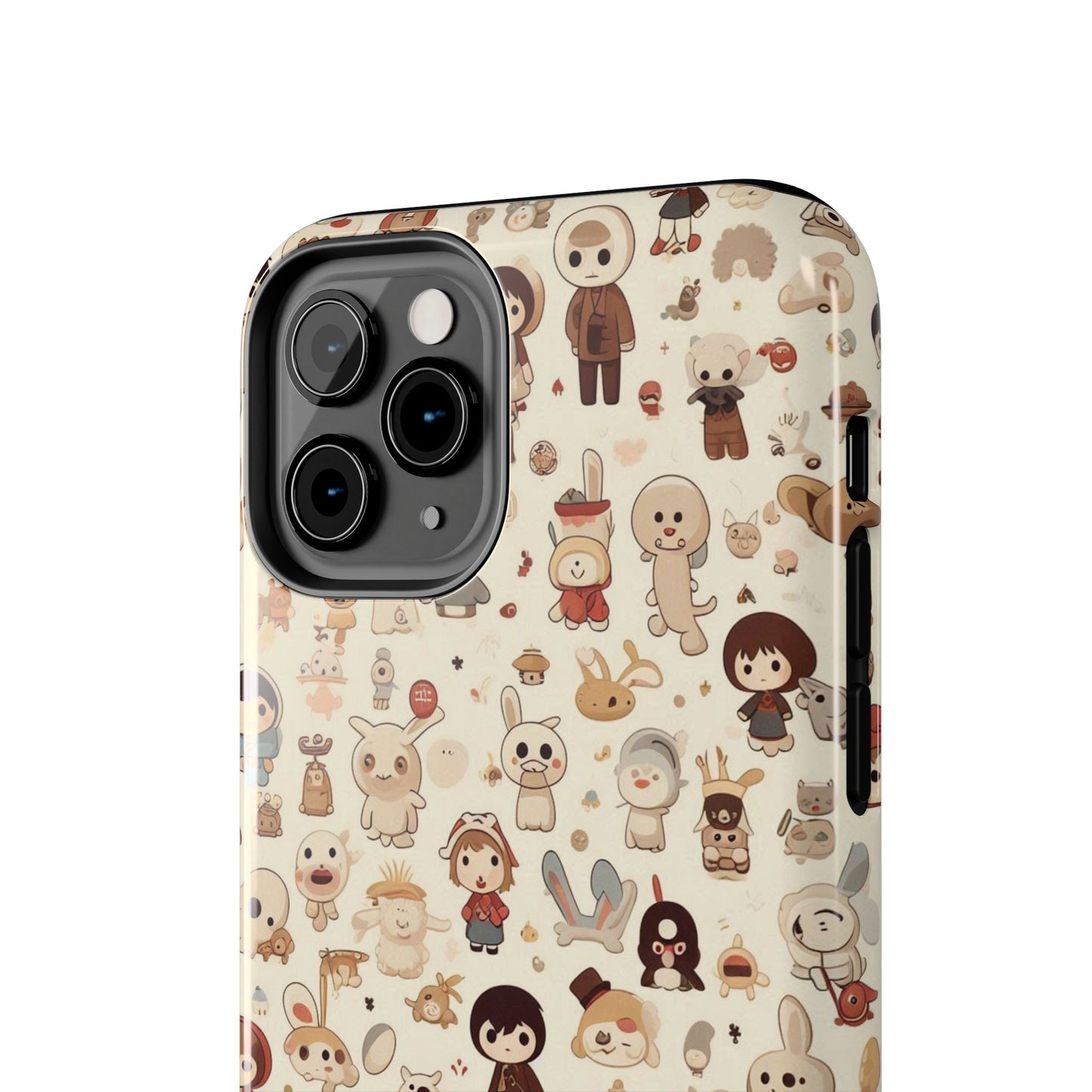 Cute Character Phone Case, Durable Phone Cover, Kawaii Phone Cases, Unique Phone Accessories, Gift for Kids and Teens