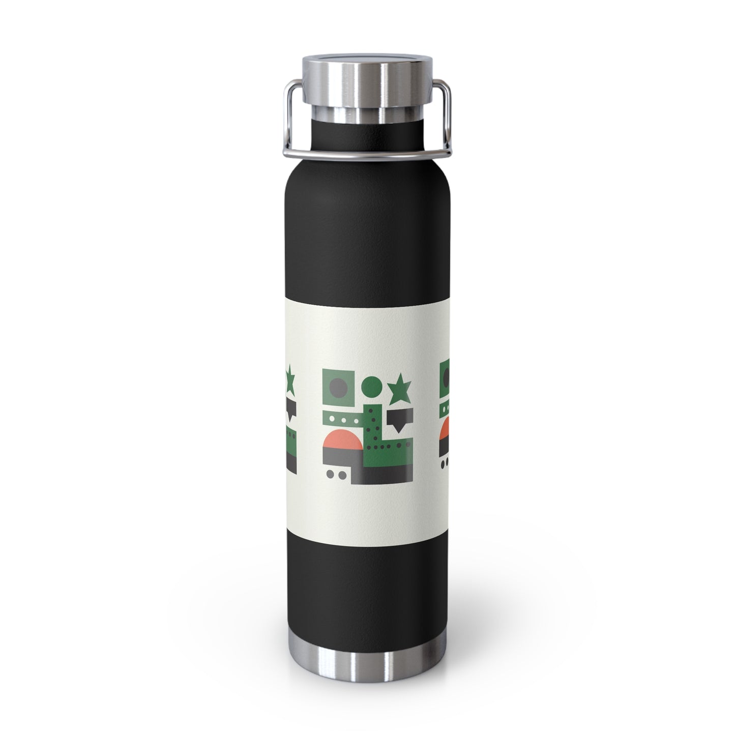 Modern 22oz Copper Insulated Water Bottle - Stylish Eco-Friendly Design for Daily Hydration