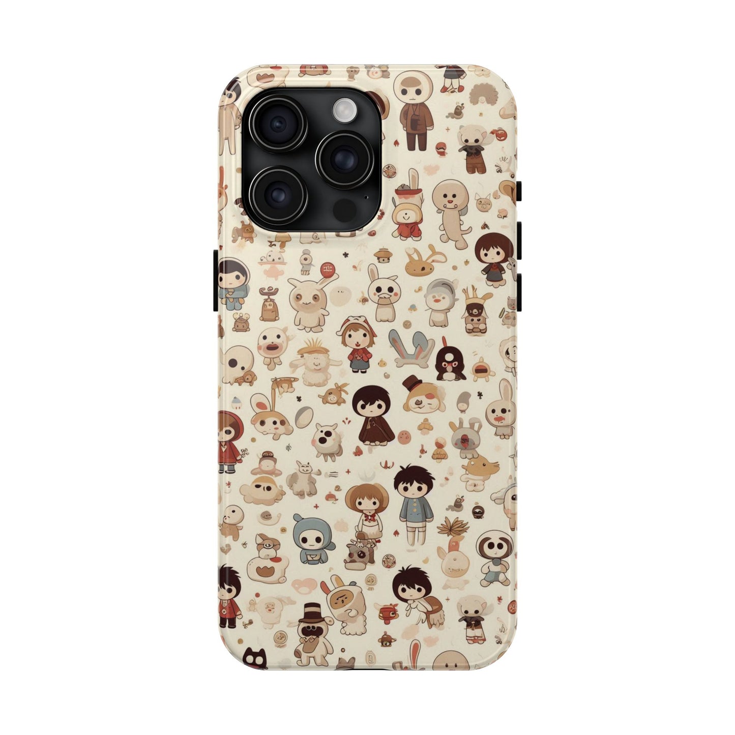 Cute Character Phone Case, Durable Phone Cover, Kawaii Phone Cases, Unique Phone Accessories, Gift for Kids and Teens