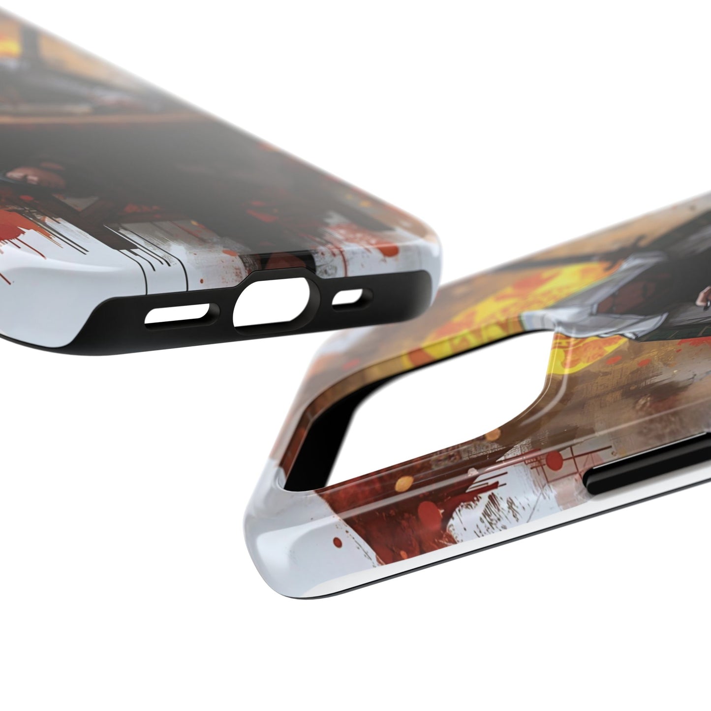 Artistic Tough Phone Cases for Gamers, Unique Phone Cover for Gift, Trendy Phone Accessories, Perfect for Birthdays & Holidays