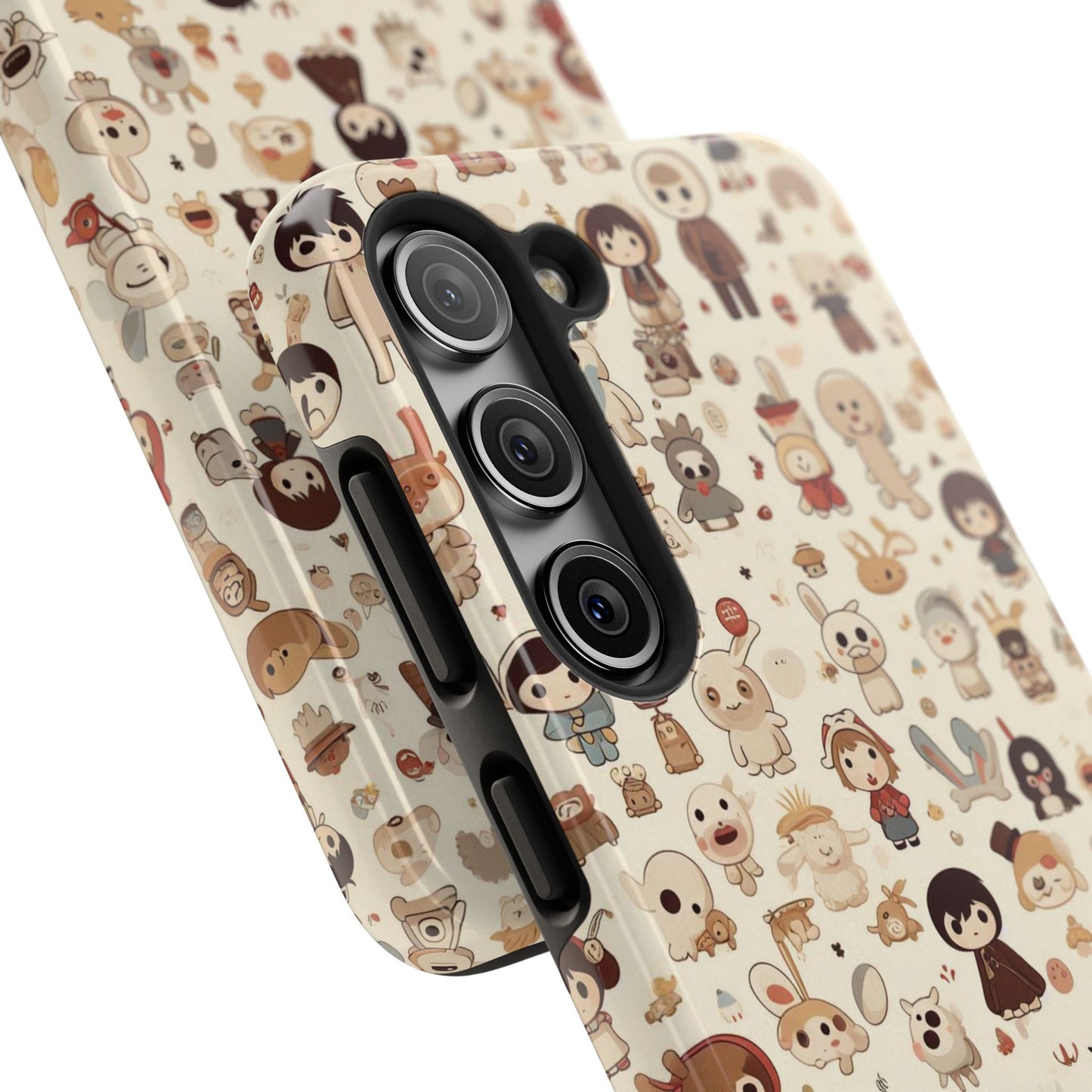 Cute Character Phone Case, Durable Phone Cover, Kawaii Phone Cases, Unique Phone Accessories, Gift for Kids and Teens