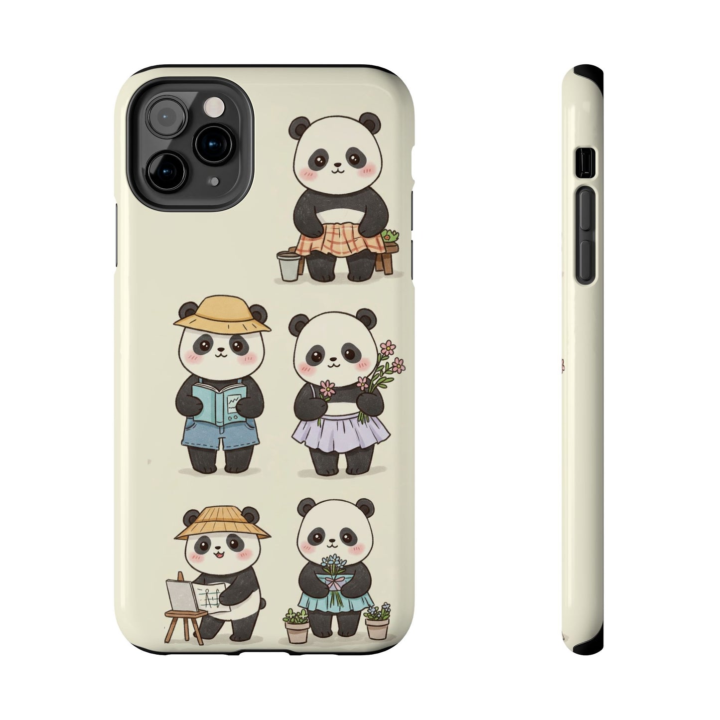 Cute Panda Tough Phone Cases | Stylish Phone Cover, Gifts for Animal Lovers, Kids Accessories, Cute Phone Protector, Fun Design