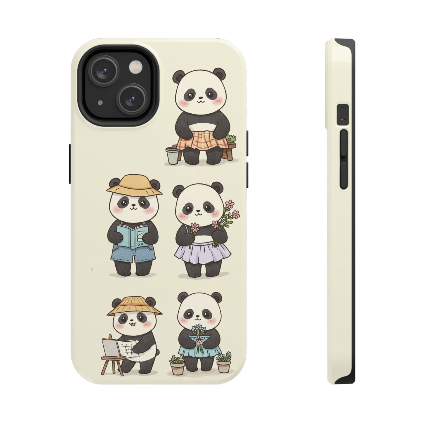 Cute Panda Tough Phone Cases | Stylish Phone Cover, Gifts for Animal Lovers, Kids Accessories, Cute Phone Protector, Fun Design