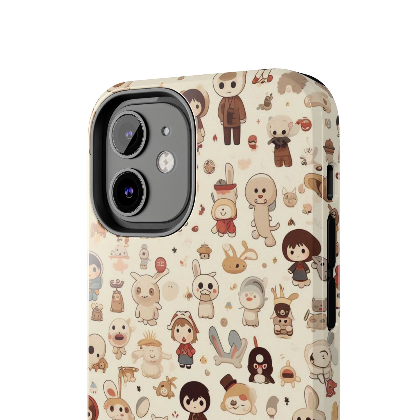 Cute Character Phone Case, Durable Phone Cover, Kawaii Phone Cases, Unique Phone Accessories, Gift for Kids and Teens