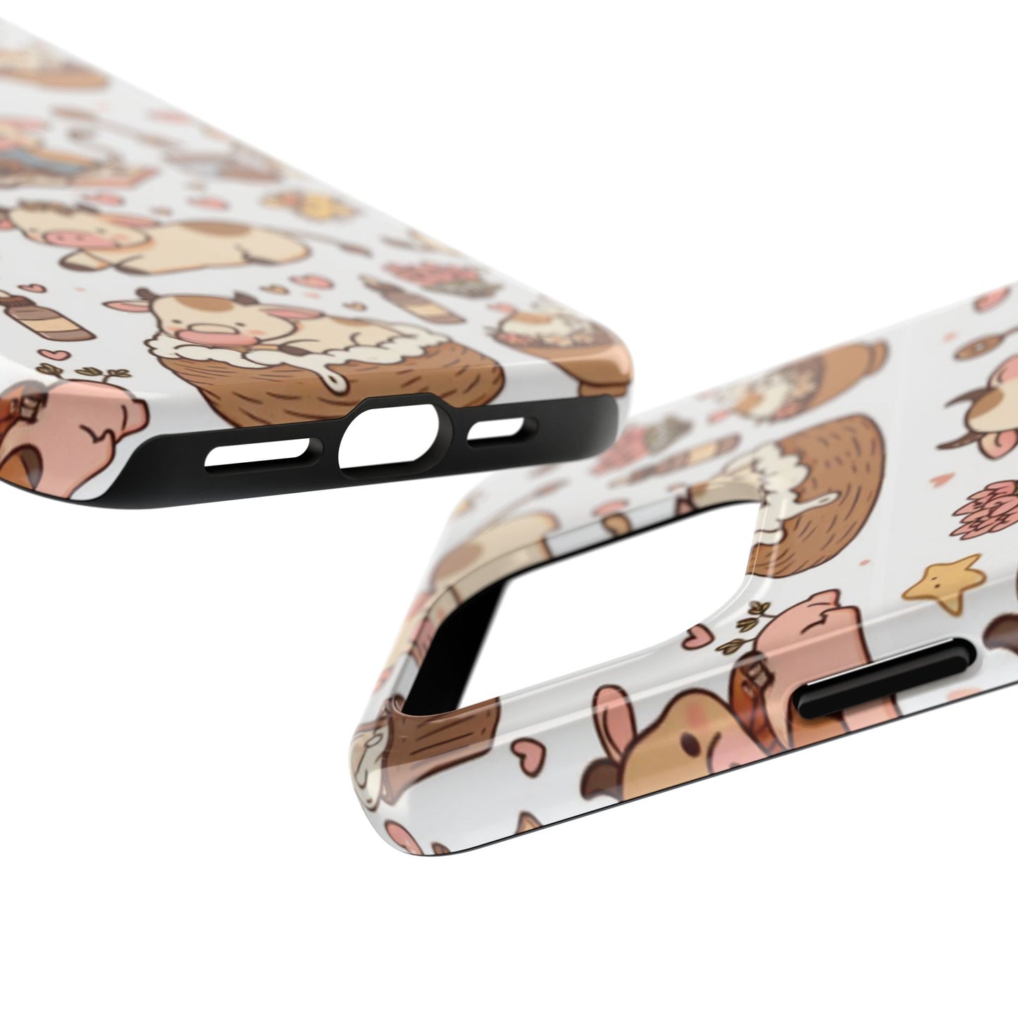 Cute Cow Phone Case, Tough Cow Themed Case, Animal Lover Gift, Durable Phone Protector, Fun Cow Print Design, Ideal for Birthdays