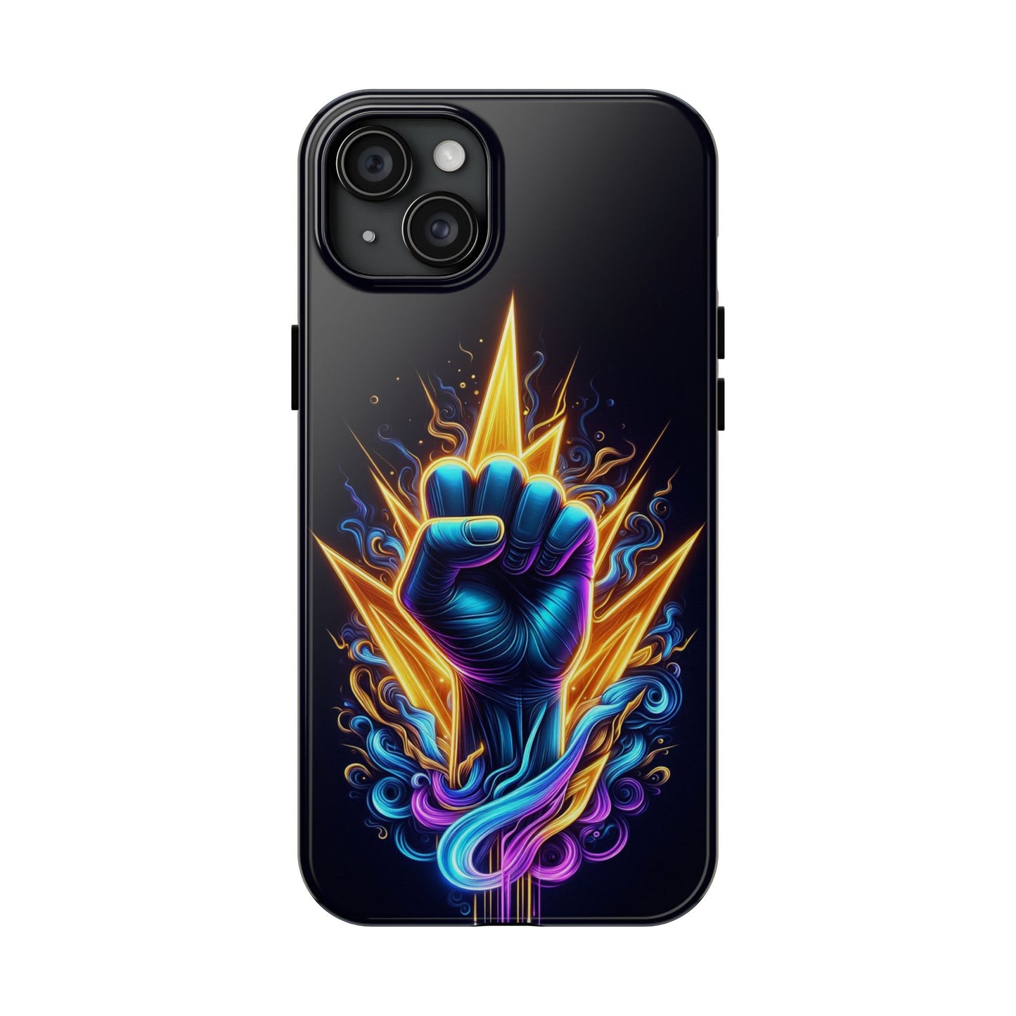 Vibrant Tough Phone Case, Unique Phone Protector, Gift for Him, Colorful Smartphone Cover, Inspirational Design