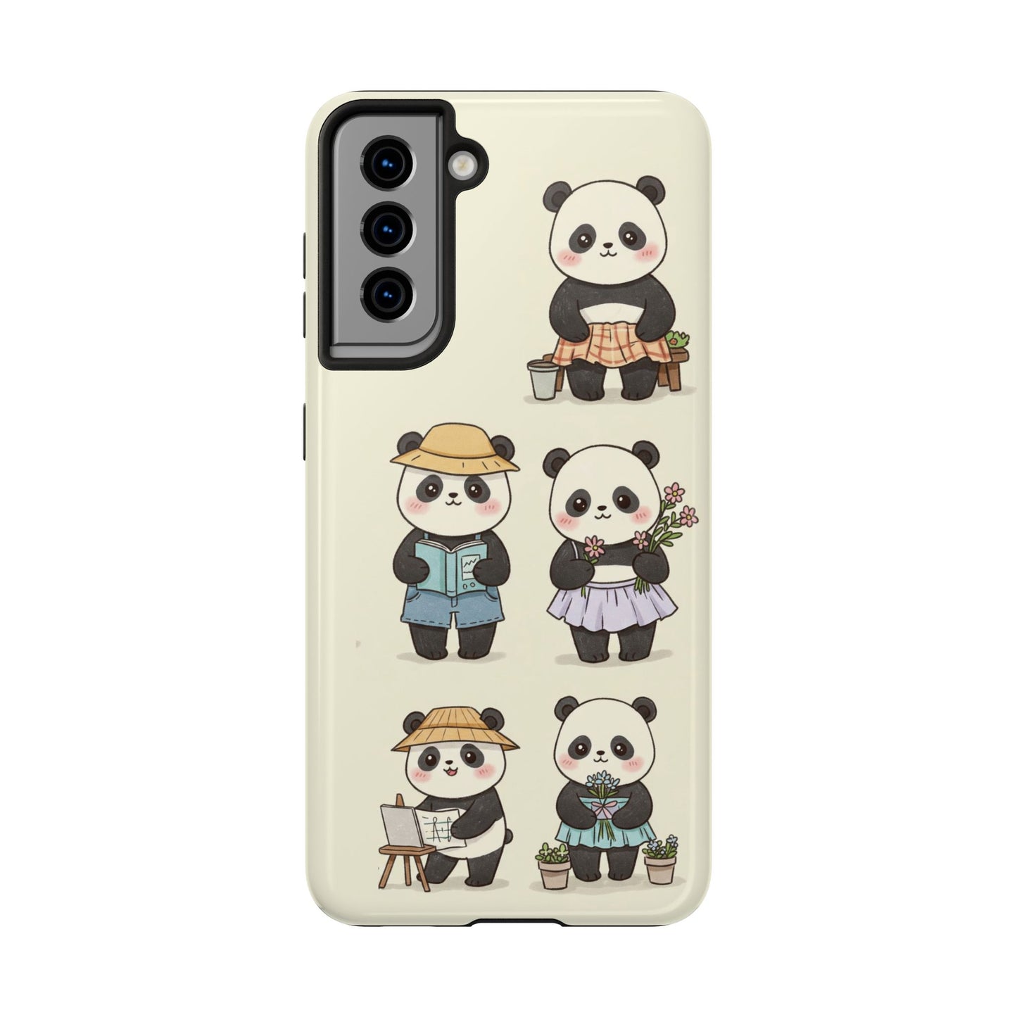Cute Panda Tough Phone Cases | Stylish Phone Cover, Gifts for Animal Lovers, Kids Accessories, Cute Phone Protector, Fun Design