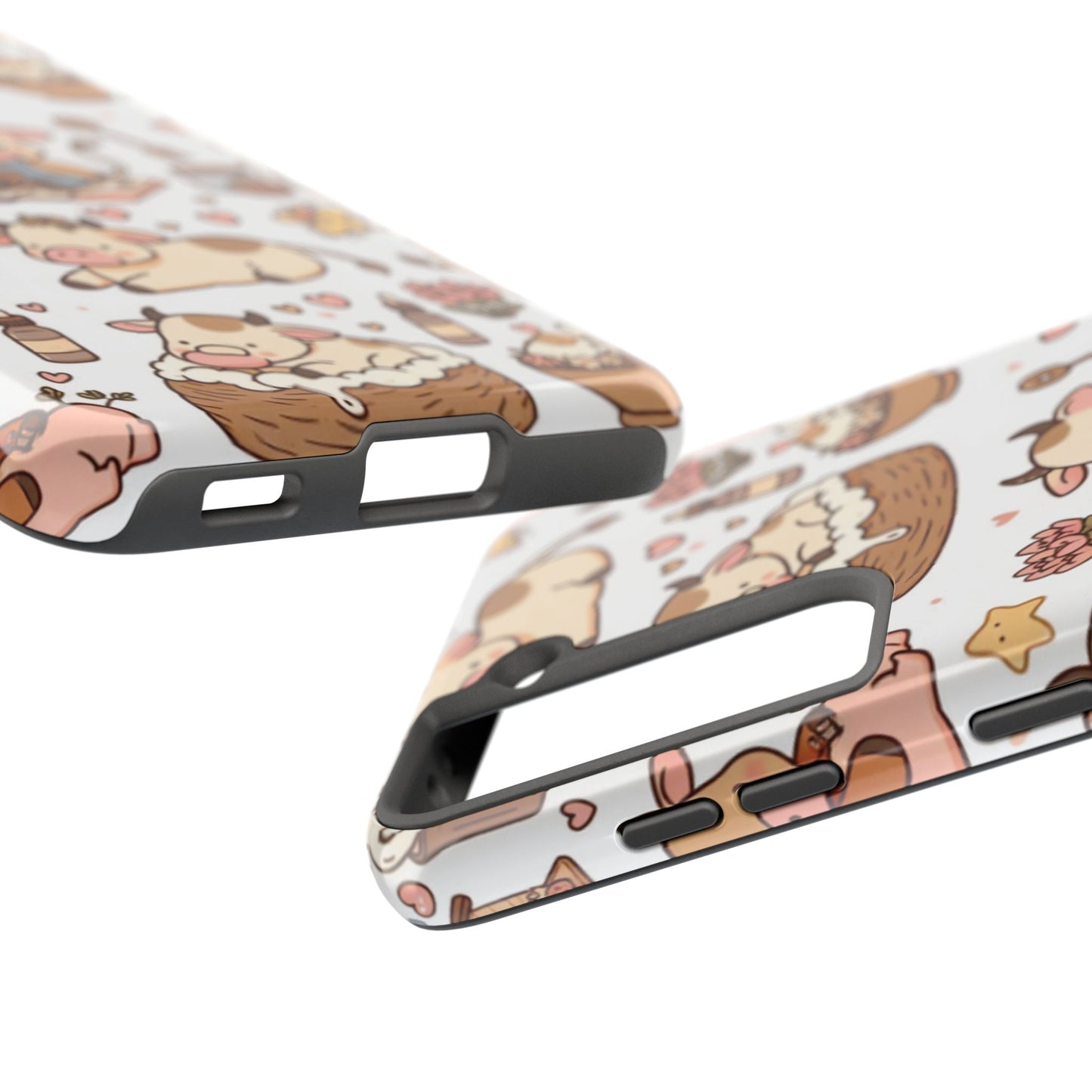 Cute Cow Phone Case, Tough Cow Themed Case, Animal Lover Gift, Durable Phone Protector, Fun Cow Print Design, Ideal for Birthdays