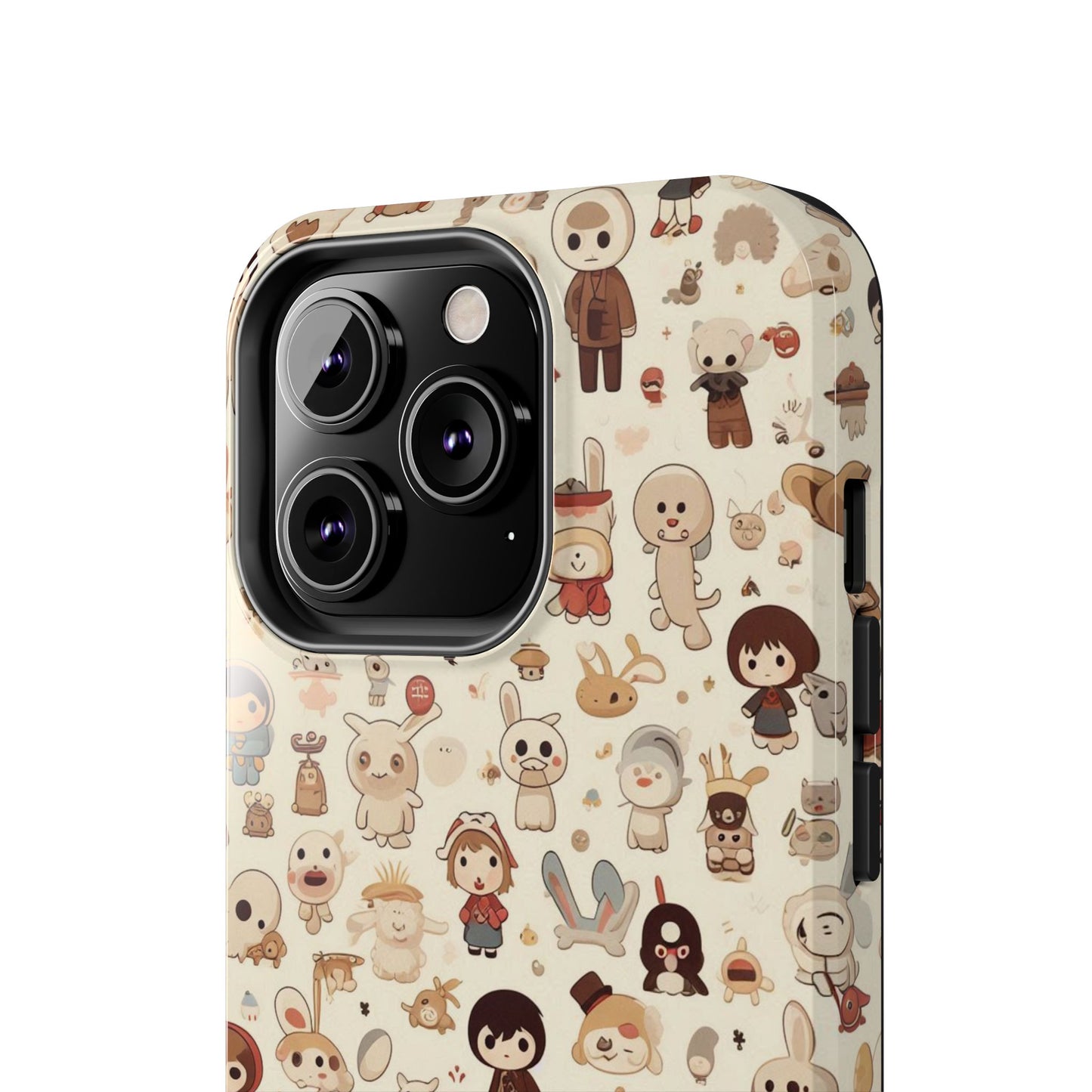 Cute Character Phone Case, Durable Phone Cover, Kawaii Phone Cases, Unique Phone Accessories, Gift for Kids and Teens