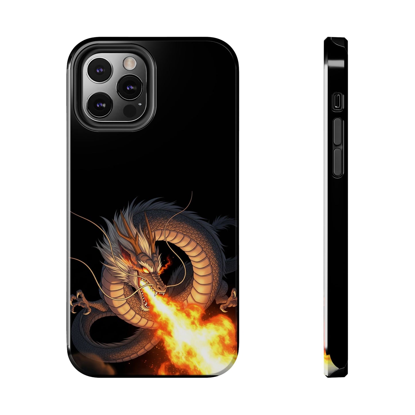 Dragon Fire Phone Case | Tough & Stylish, Perfect for Gamers, Gift for Tech Lovers, Protective Accessory, Adjustable Fit