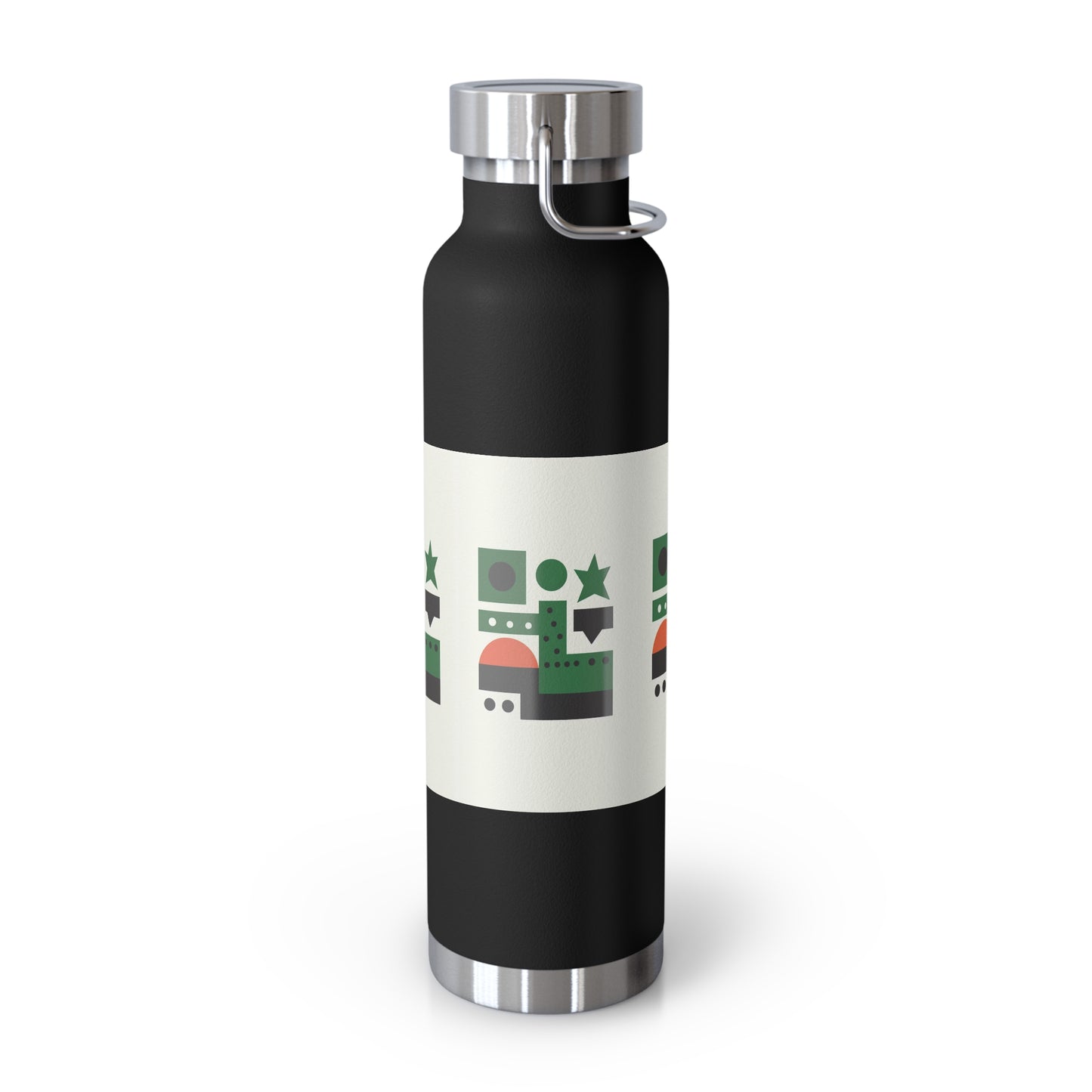 Modern 22oz Copper Insulated Water Bottle - Stylish Eco-Friendly Design for Daily Hydration