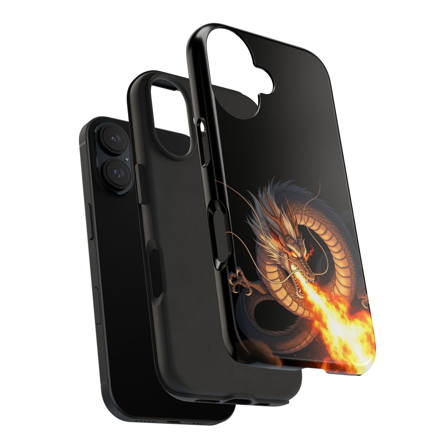 Dragon Fire Phone Case | Tough & Stylish, Perfect for Gamers, Gift for Tech Lovers, Protective Accessory, Adjustable Fit