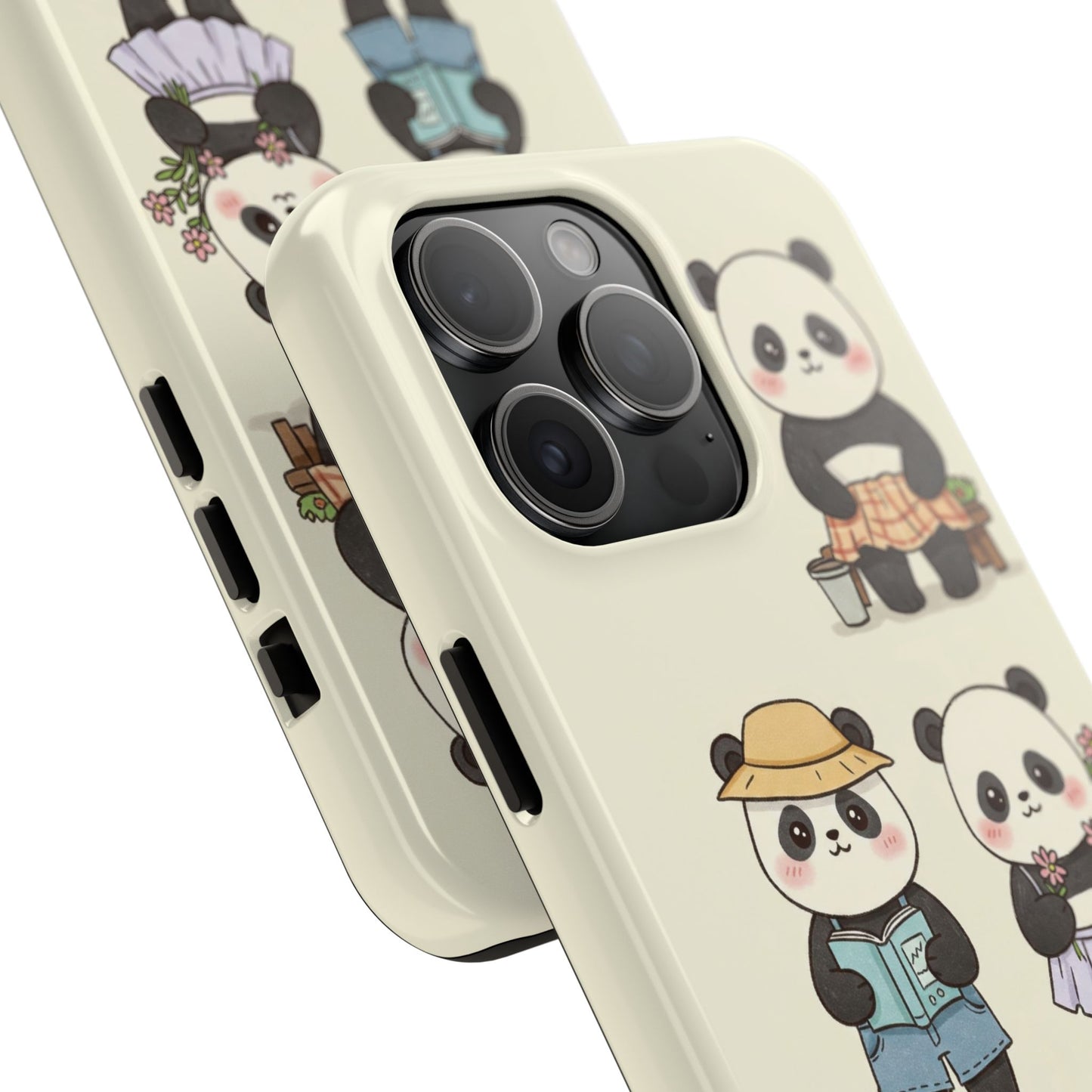 Cute Panda Tough Phone Cases | Stylish Phone Cover, Gifts for Animal Lovers, Kids Accessories, Cute Phone Protector, Fun Design