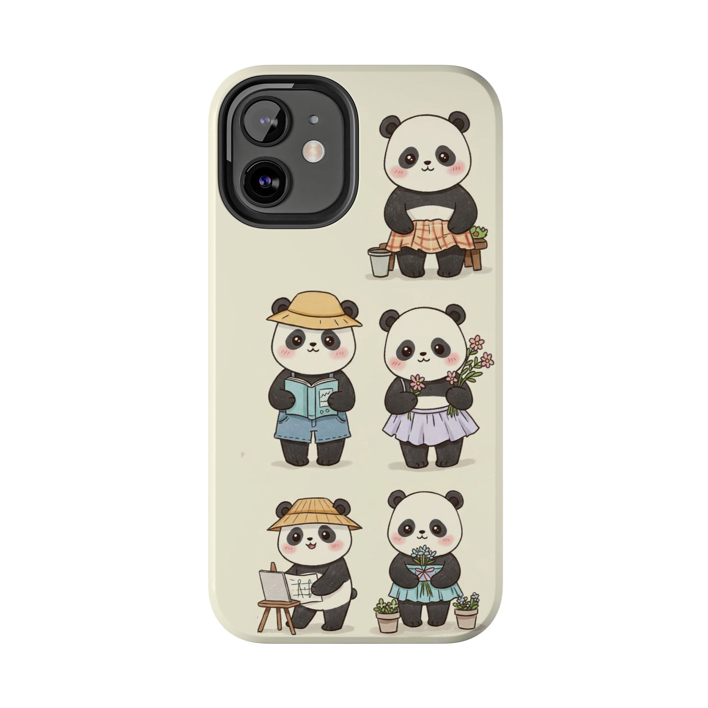 Cute Panda Tough Phone Cases | Stylish Phone Cover, Gifts for Animal Lovers, Kids Accessories, Cute Phone Protector, Fun Design