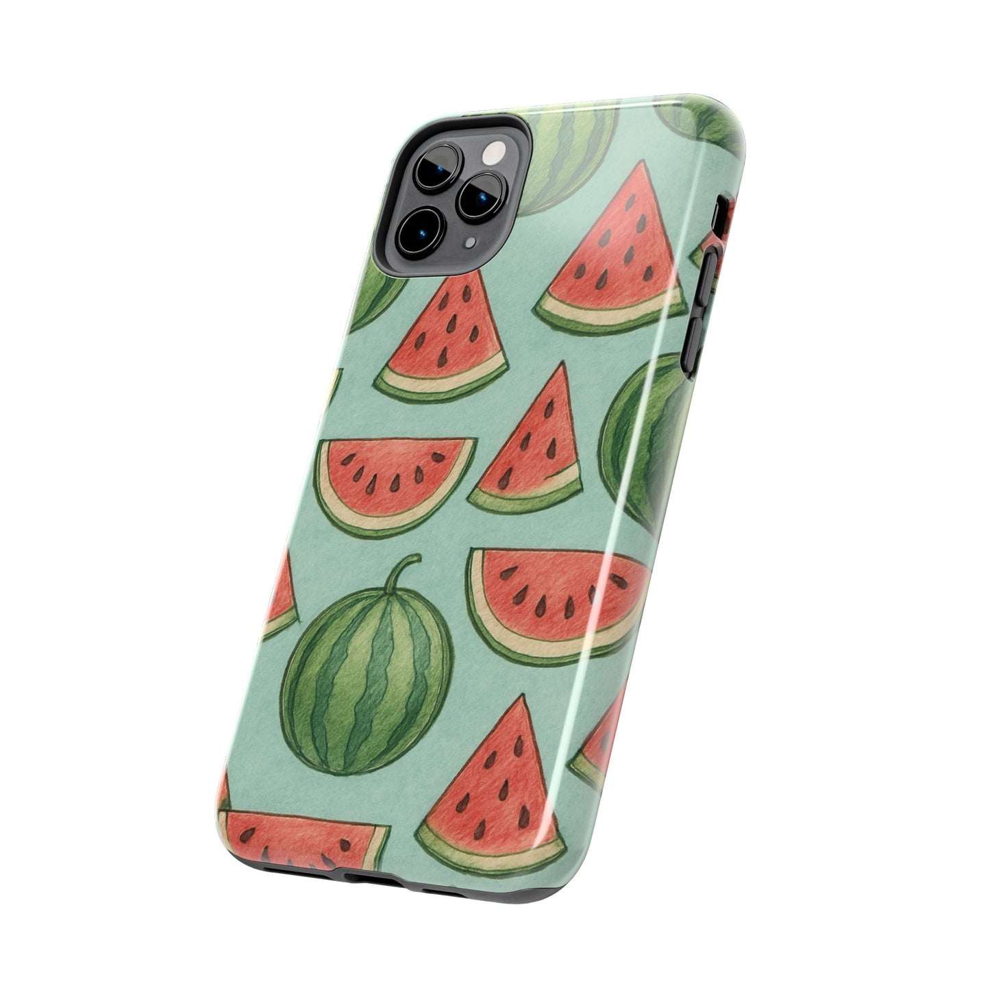 Fun Watermelon Phone Cases, Summer Phone Cover, Cute Fruit Case, Unique Cell Phone Accessory, Gift for Her, Phone Protection