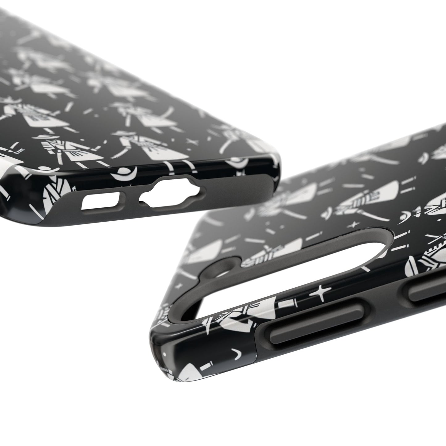 Warrior Pattern Tough Phone Cases, Durable Phone Cover, Unique Gift for Gamers, Protection from Drops, Stylish Phone Accessories