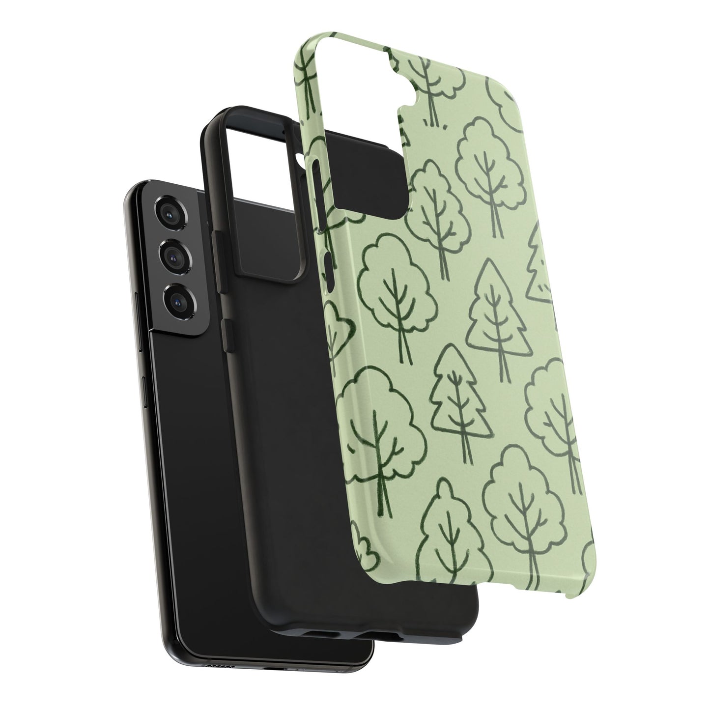 Nature-Inspired Tough Phone Cases | Forest Pattern, Eco-Friendly Design, Gift for Nature Lovers, Outdoor Enthusiasts, Phone Protection