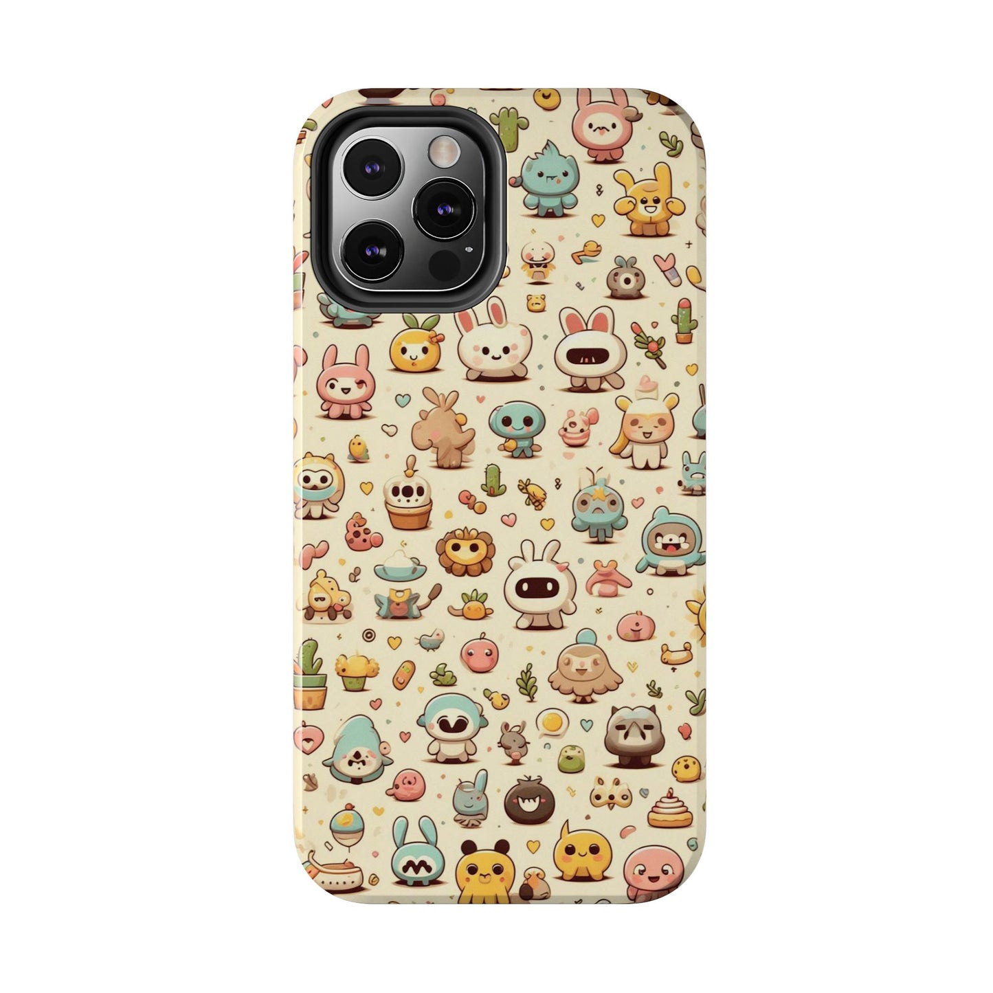 Cute Cartoon Phone Cases - Kawaii Design for Kids, Fun Gift for Birthdays, Durable Protection, Unique Colors, Everyday Use