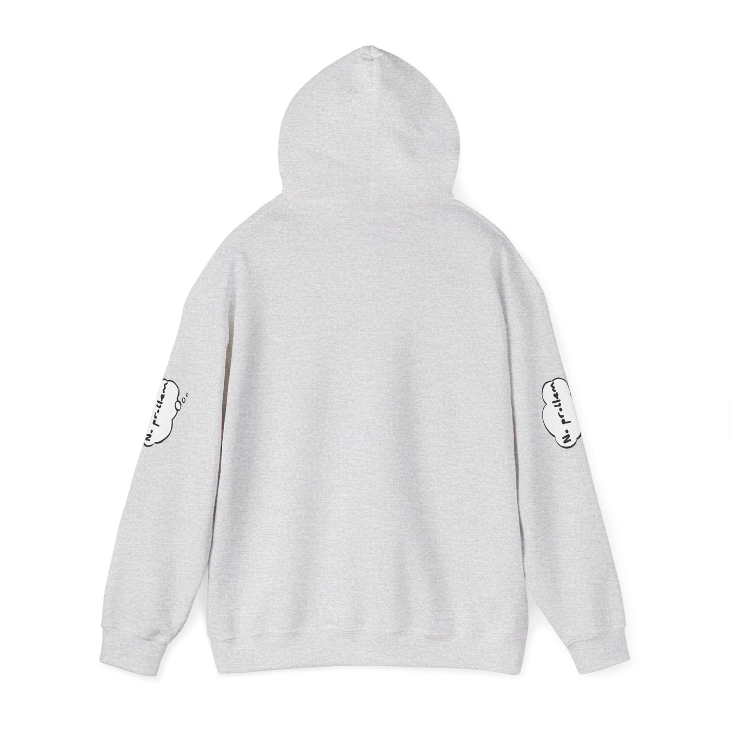 Japanese-Inspired Unisex Heavy Blend™ Hoodie - Minimalist Cloud & Circle Design