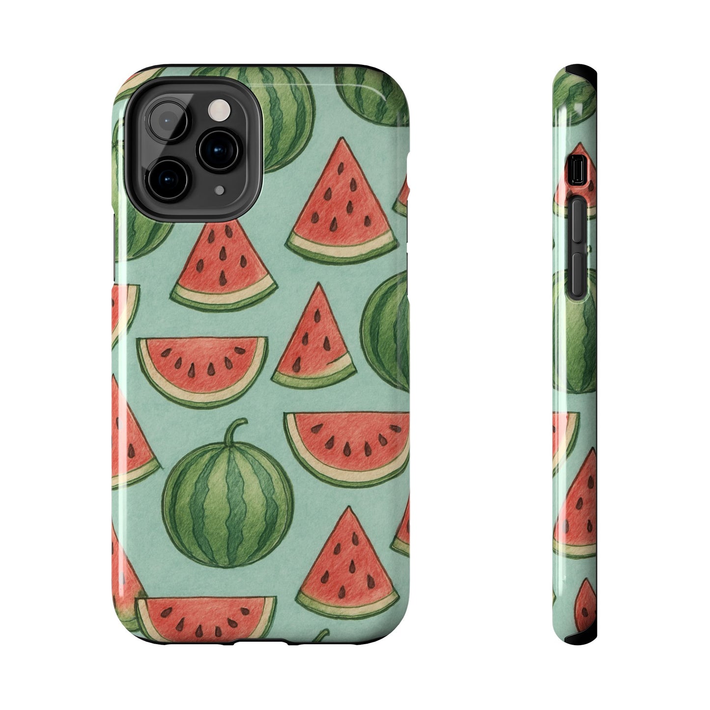Fun Watermelon Phone Cases, Summer Phone Cover, Cute Fruit Case, Unique Cell Phone Accessory, Gift for Her, Phone Protection