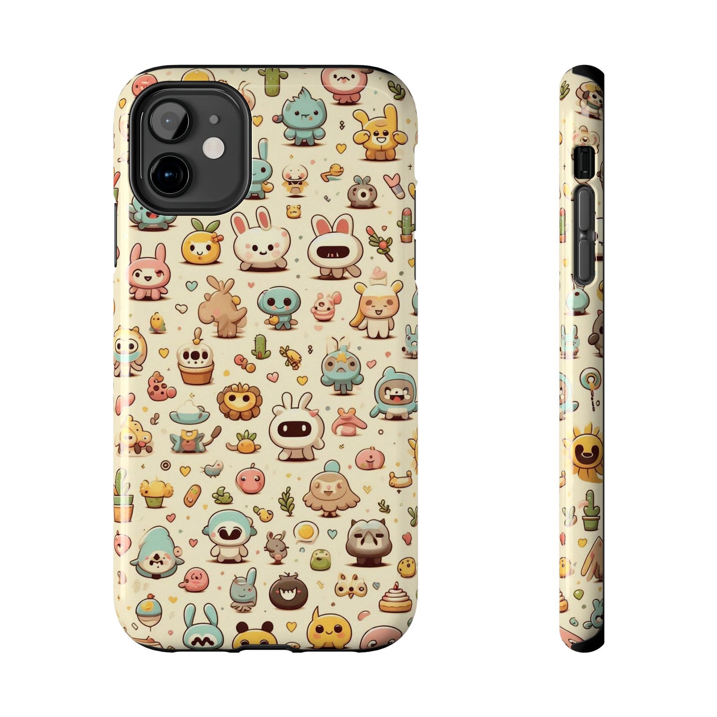 Cute Cartoon Phone Cases - Kawaii Design for Kids, Fun Gift for Birthdays, Durable Protection, Unique Colors, Everyday Use
