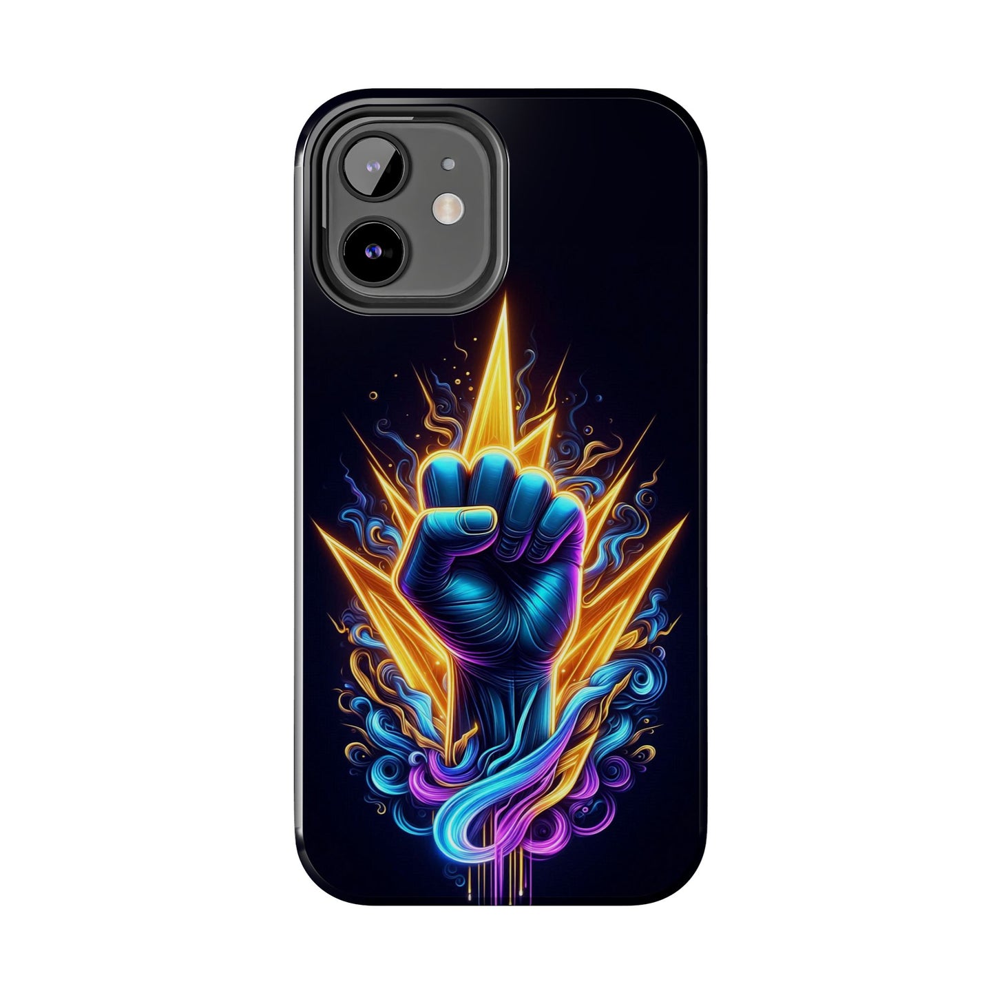 Vibrant Tough Phone Case, Unique Phone Protector, Gift for Him, Colorful Smartphone Cover, Inspirational Design