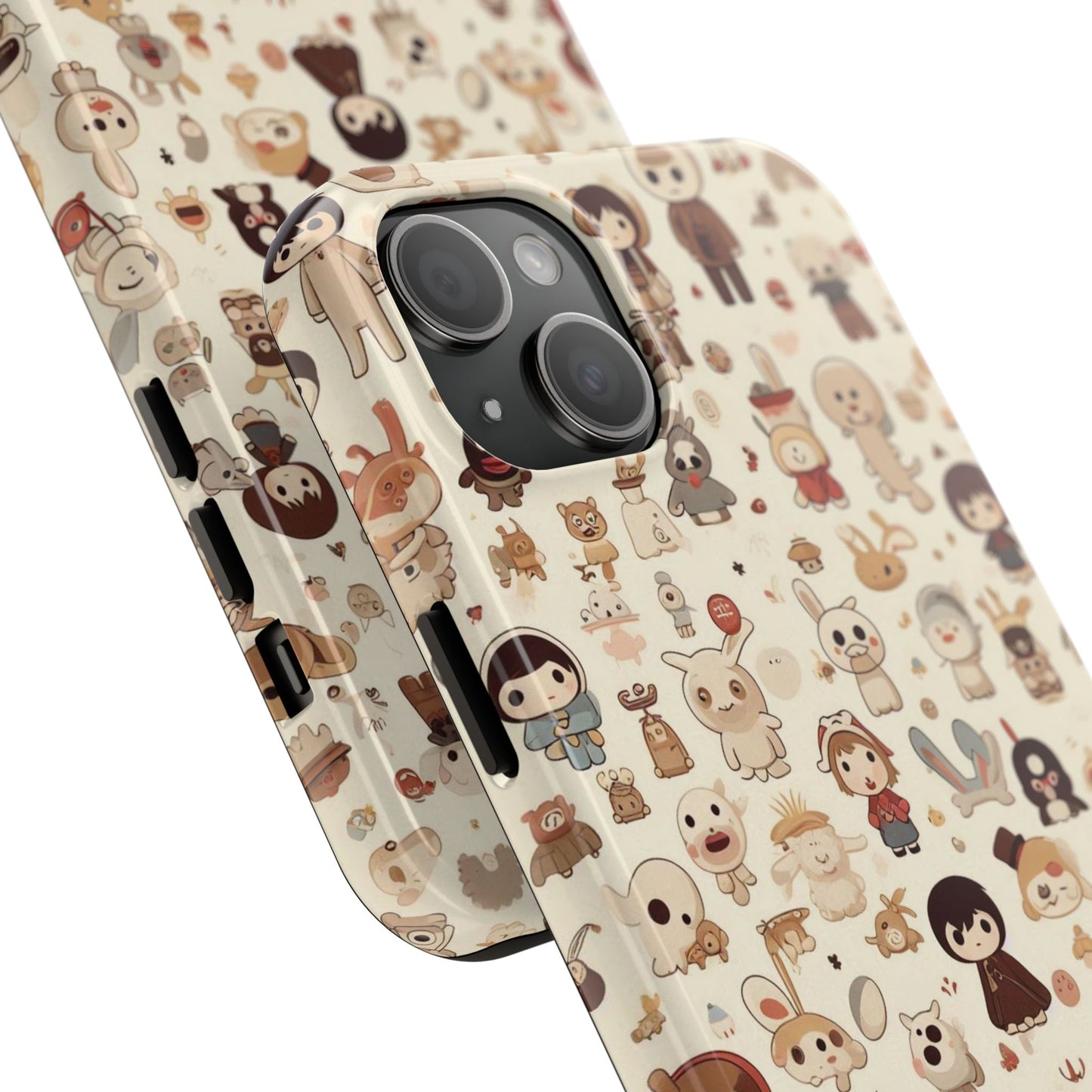 Cute Character Phone Case, Durable Phone Cover, Kawaii Phone Cases, Unique Phone Accessories, Gift for Kids and Teens