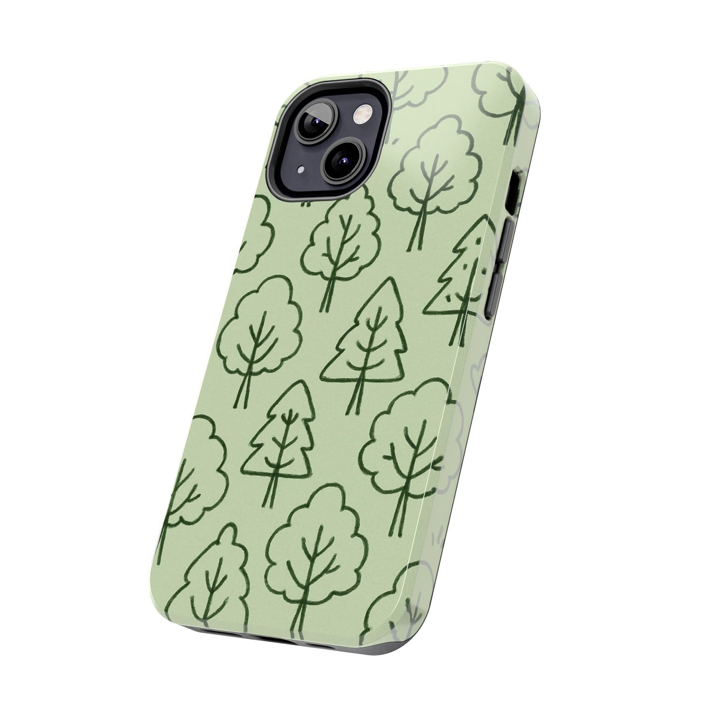 Nature-Inspired Tough Phone Cases | Forest Pattern, Eco-Friendly Design, Gift for Nature Lovers, Outdoor Enthusiasts, Phone Protection
